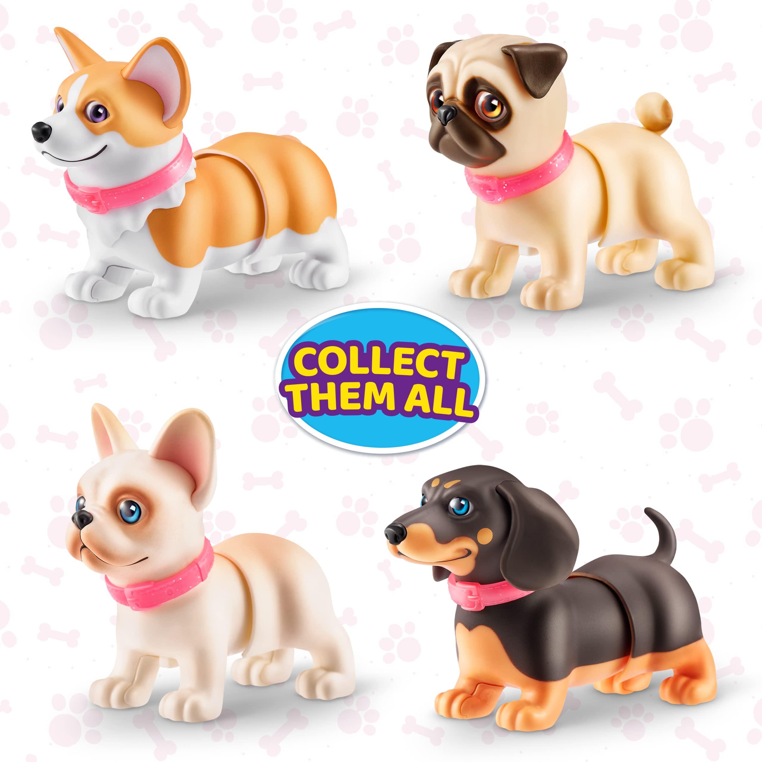 Pets Alive Pets Alive Booty Shakin\' Pups (Corgi & Pug) by ZURU, Interactive Mini Dog Toys That Walk, Waggle, and Booty Shake, Electronic Puppy Toy for Kids and Girls (2 Pack)