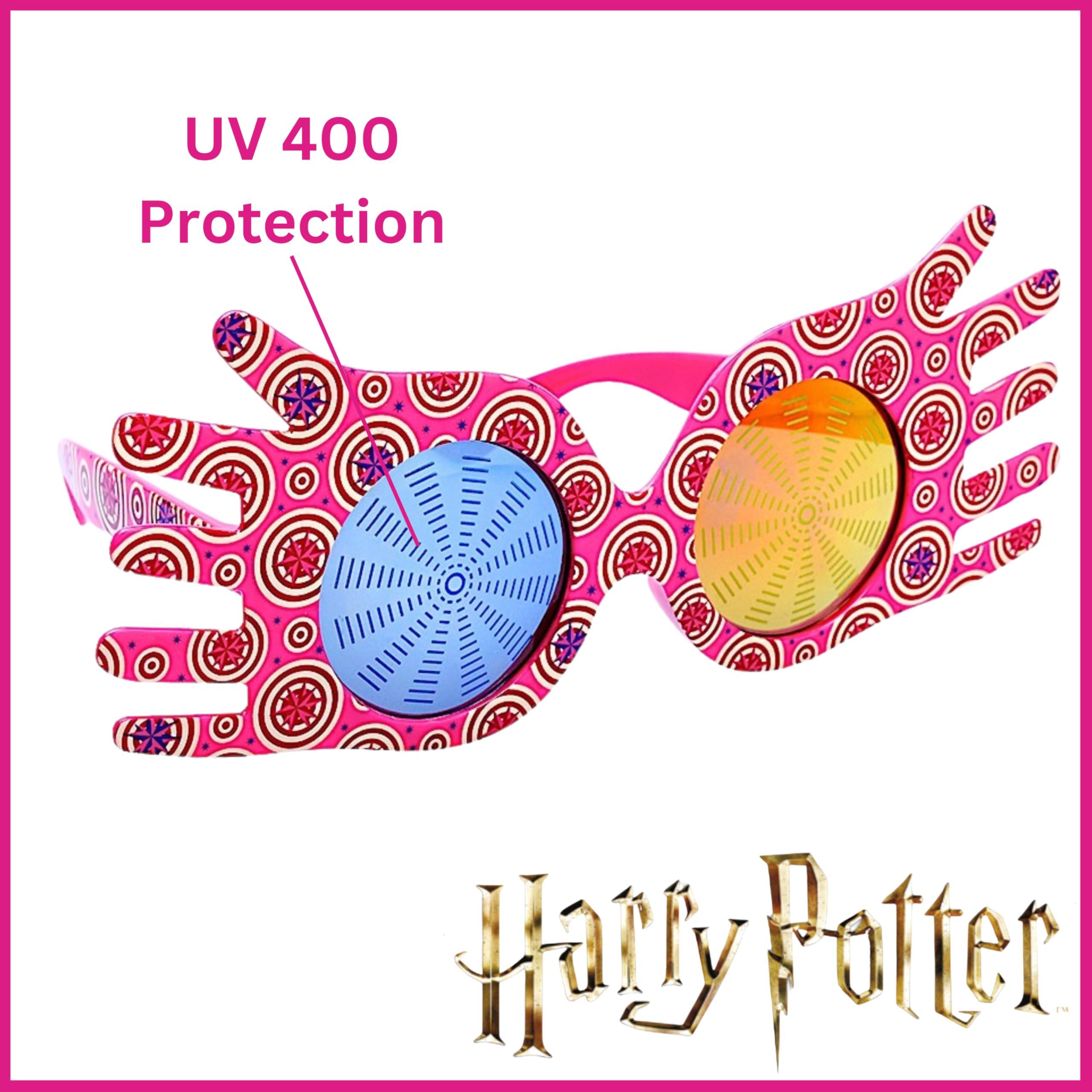 Sun-Staches Sun-Staches Luna Lovegood Spectrespecs | Official Wizarding World Sunglasses | Harry Potter Costume Accessory | UV400 Lenses | One Size Fits Most