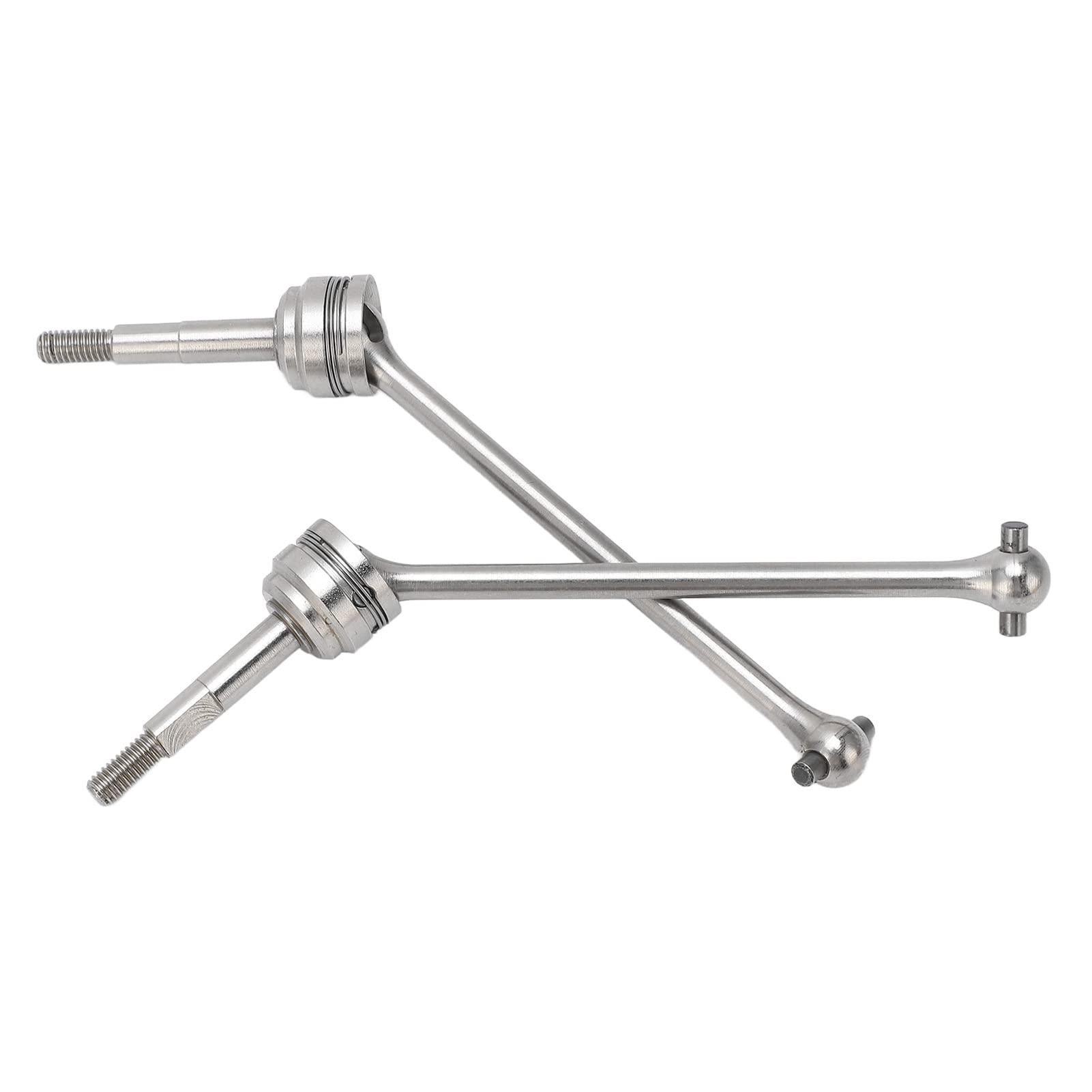 OUKENS OUKENS Rear CVD Driveshaft, Steel Aluminum Alloy Transmission Axle Joint Replacement RC Rear Drive Shafts Spare Parts for 1/10 RC Car RC Trucks RC Car Model