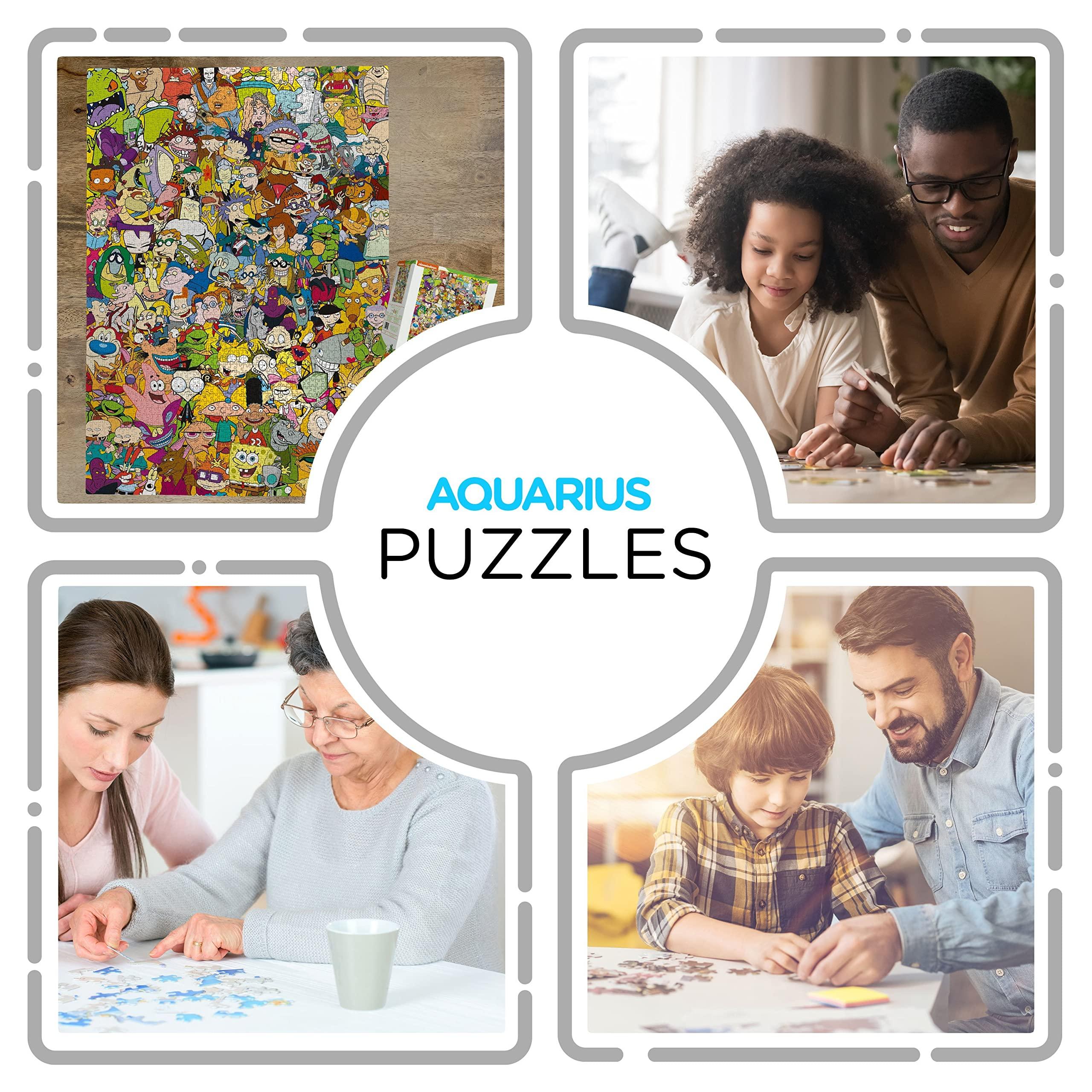 AQUARIUS Aquarius Nickelodeon 90s Puzzle (3000 Piece Jigsaw Puzzle) - Officially Licensed Nickelodeon Merchandise & Collectibles - Glare Free - Precision Fit - 32 x 45 Inches