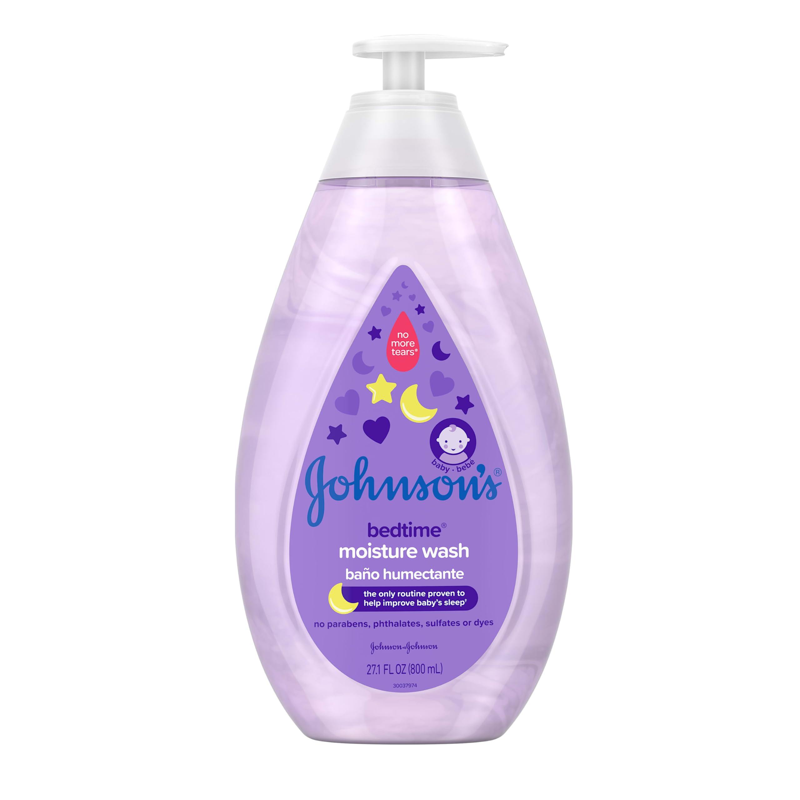 Johnson's Johnson's Baby Tear-Free Bedtime Baby Moisture Wash with Soothing NaturalCalm Aromas, 27.1 fl. oz