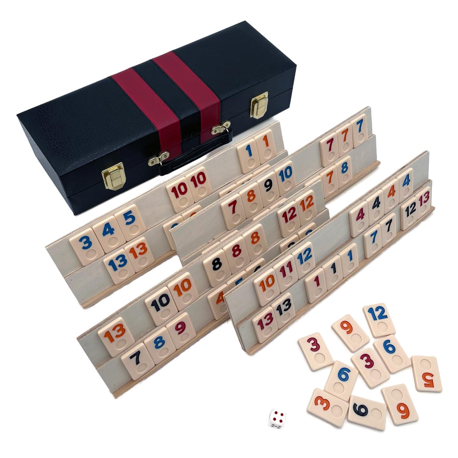 CHH Deluxe Rummy with Wooden Racks in Attache Case