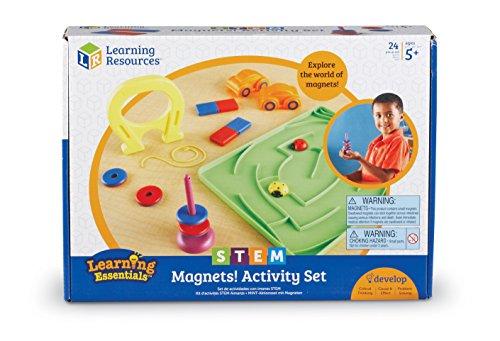 Learning Resources Learning Resources STEM Magnets Activity Set, Science Lessons, 24 Pieces, Ages 5+