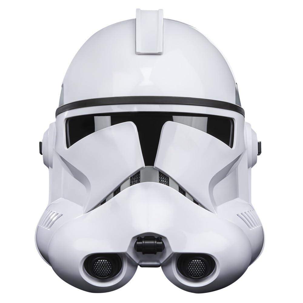 Hasbro Star Wars The Black Series Phase II Clone Trooper Premium Electronic Helmet, The Clone Wars Roleplay Collectible, Kids Ages 14 and Up