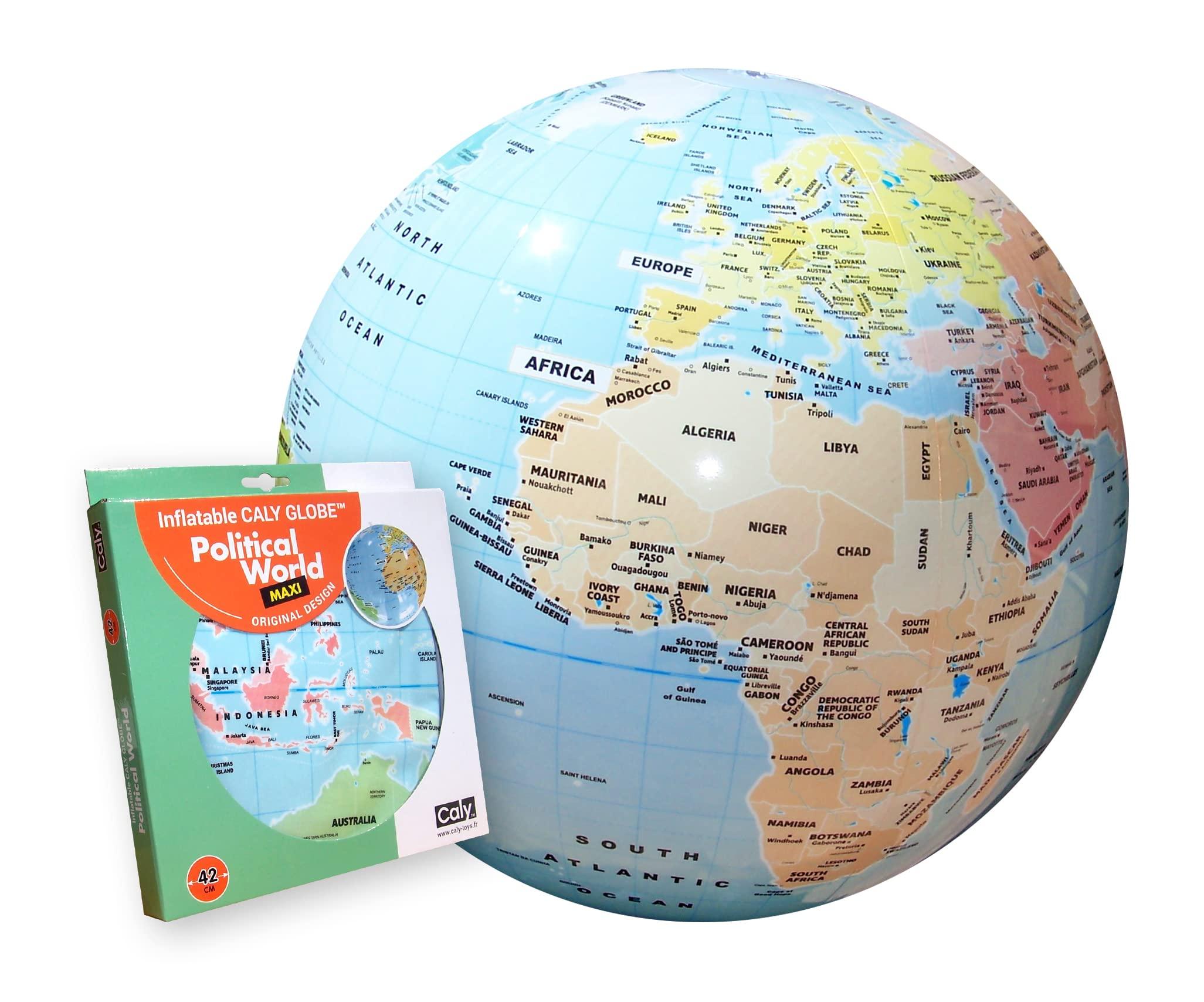 CALYTOYs CALYTOYs Inflatable Globe 42cm-16 Political