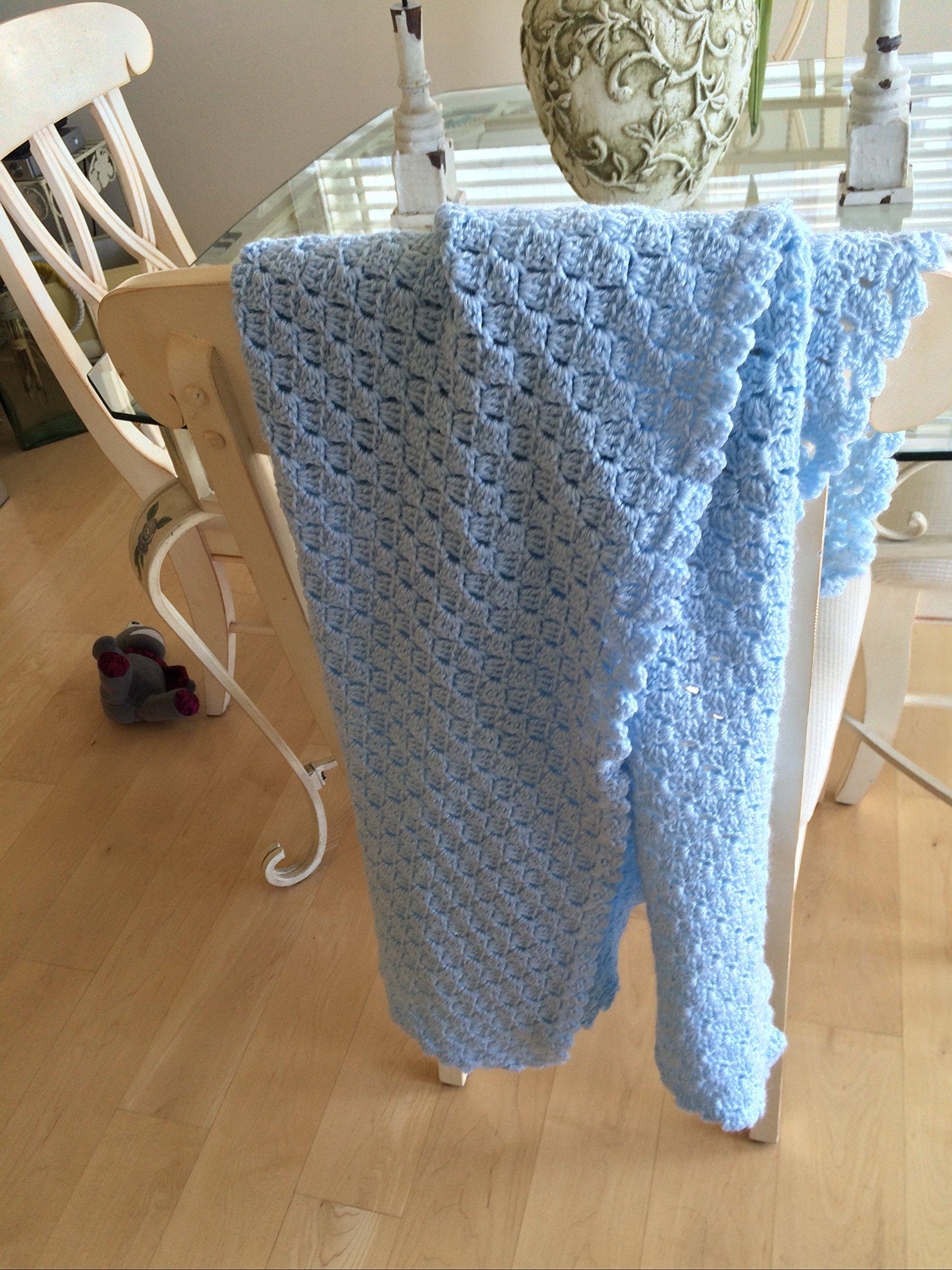 ToysCentral Basics Baby Blue Throw