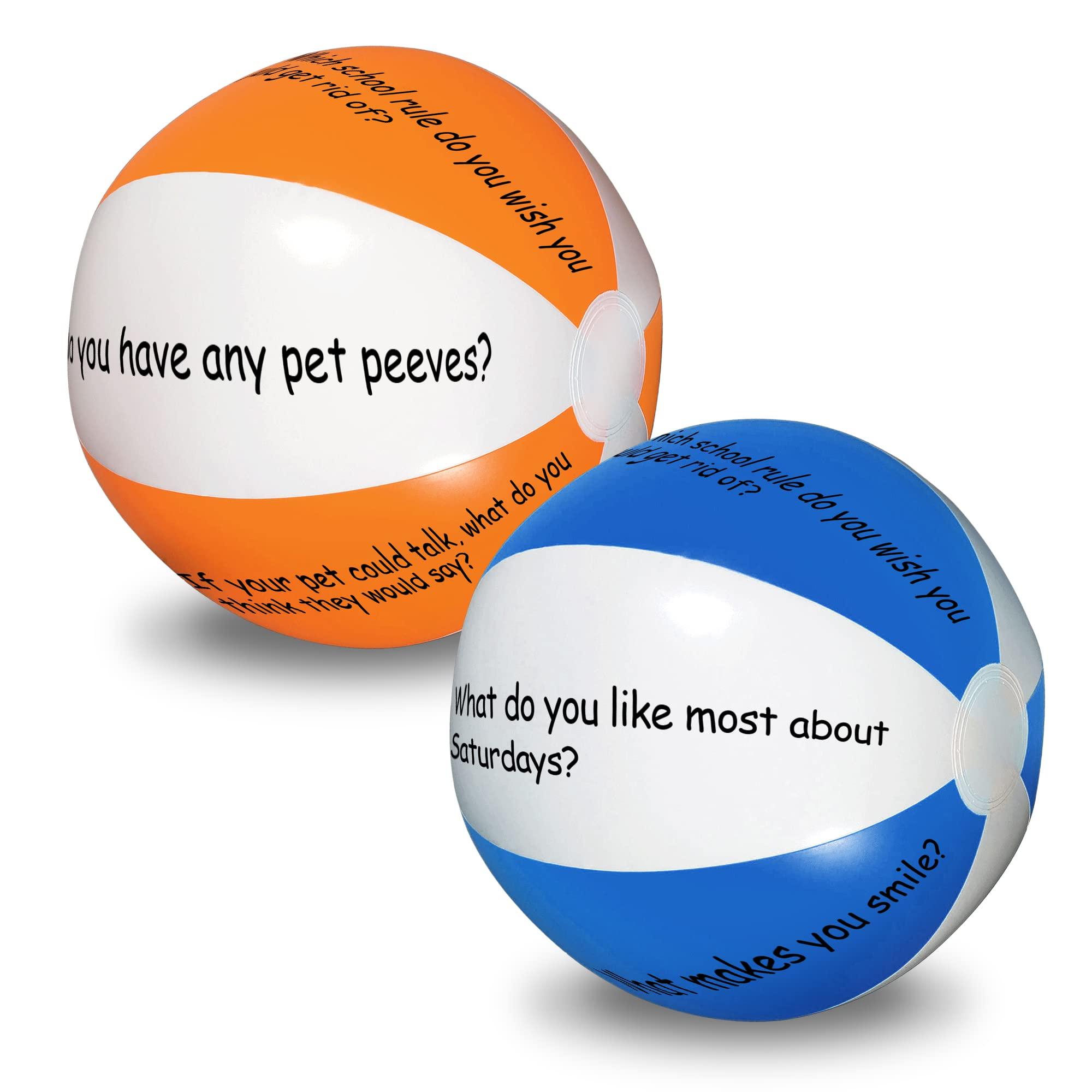 Smart School Educational Products Smart School Educational Products Classroom Beach Ball Game, Conversation Starter or Reading Comprehension (Conversation Starter)