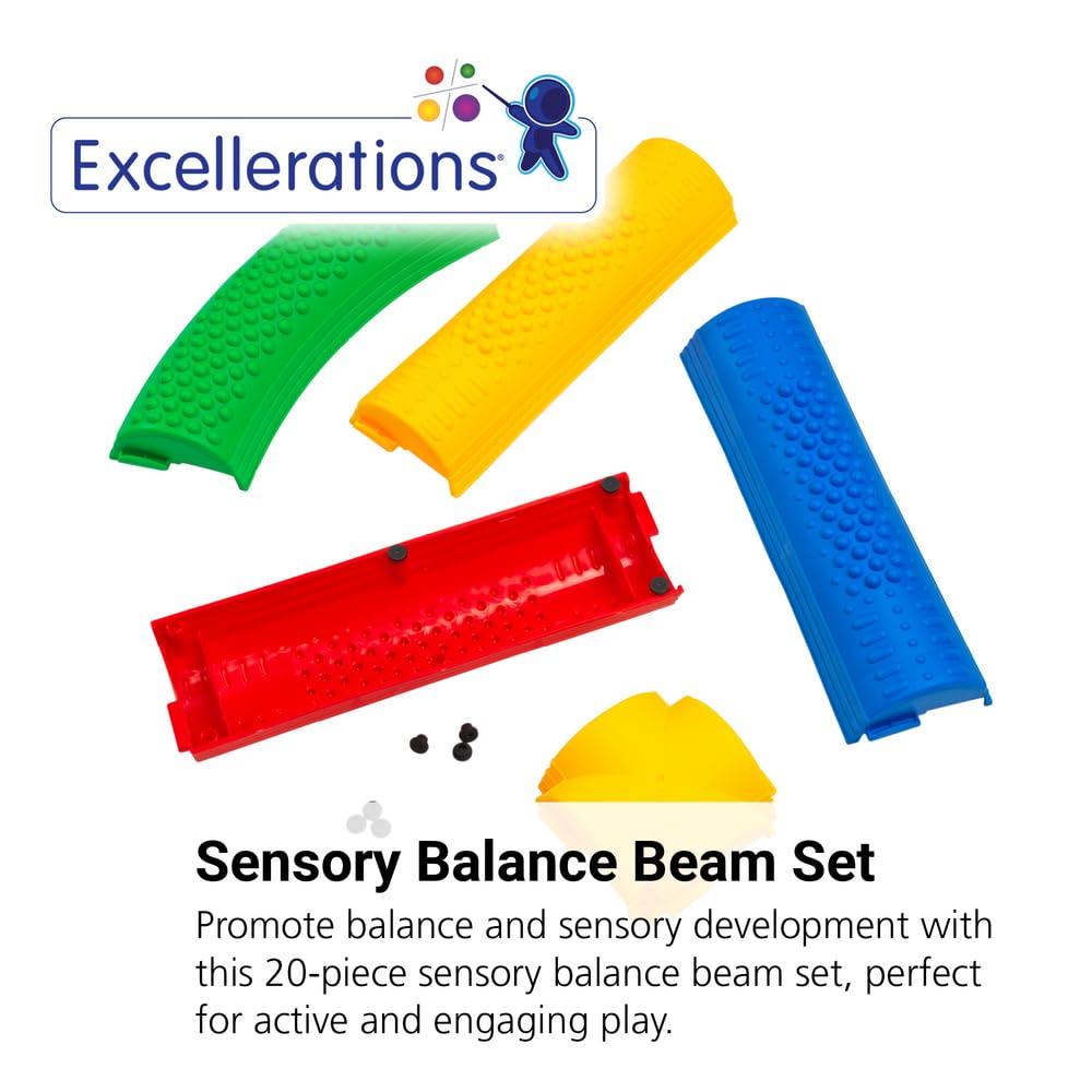 Excellerations Excellerations Sensory Balance Beam 20-Piece Set