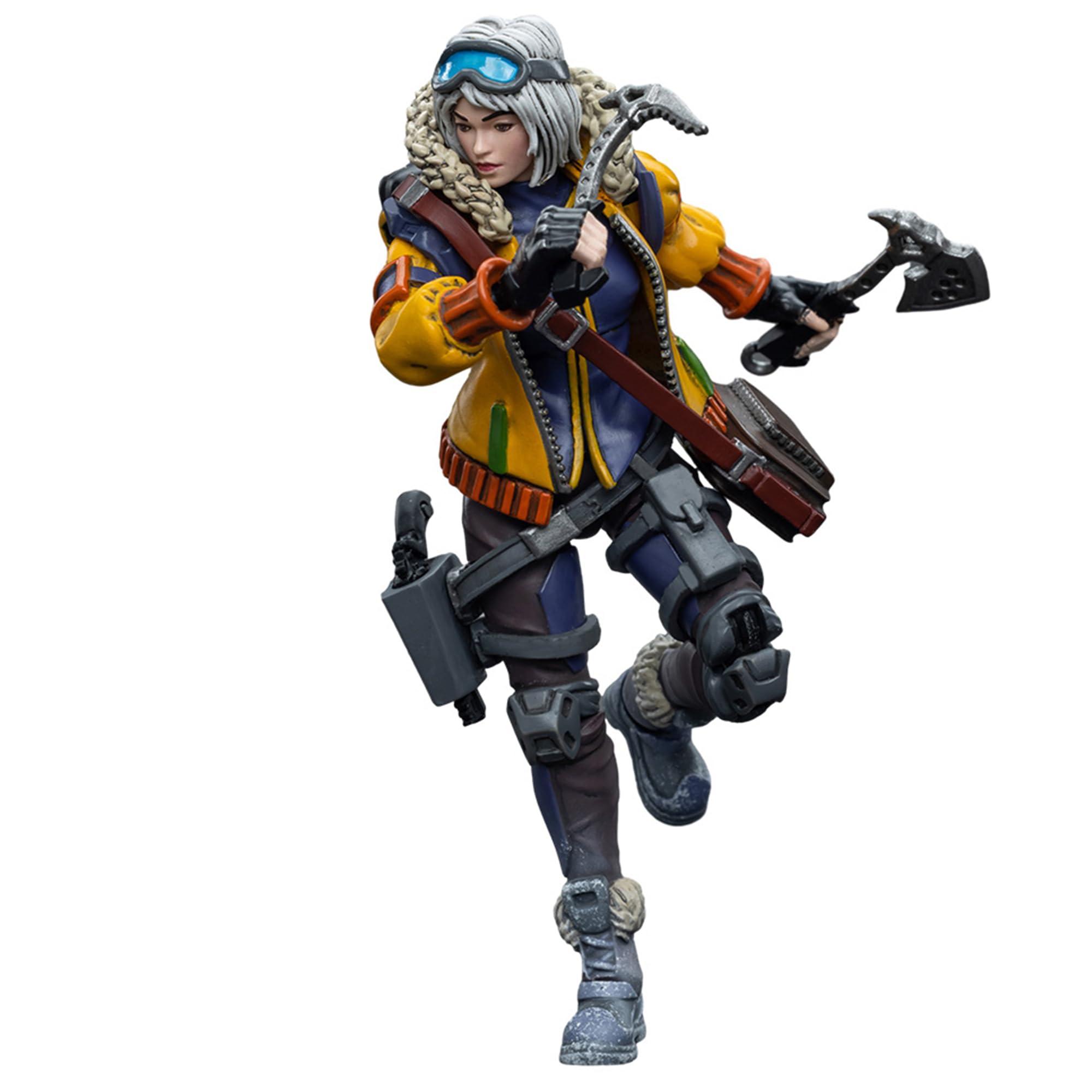 JOYTOY JOYTOY 1/18 Action Figure Infinity Oktavia Grimsdottir lcebreaker\'s Harpooner 4inch Collectible Action Figures Kits