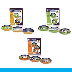 Little Champion Reader Early Learning Reading 9 DVD Set with 3 Levels - Teaches Alphabet, Sight Words, Phonics, Phrases, Story Sentences, and Nursery Rhymes with 35 Video Lessons - Baby, Toddler, Preschool, Kindergarten