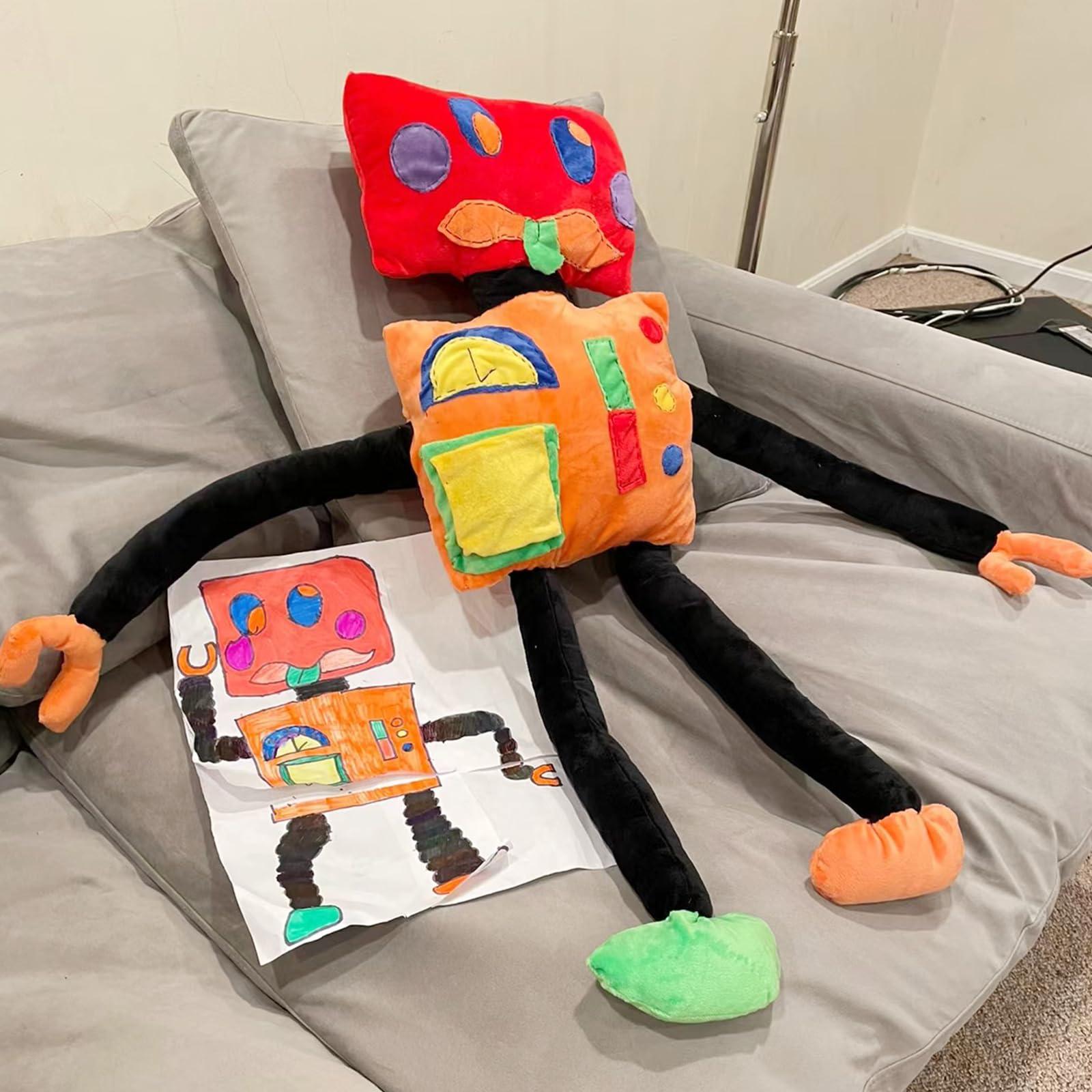 Glorade slihom Drawing To Plush, Custom Stuffed Animal Maker, Custom Plush Stuffed Animal Maker, Plush Toy Maker, Turn Artwork Into Plush,Handmade Plush Toy from Drawing or Artwork10-12inHand drawn