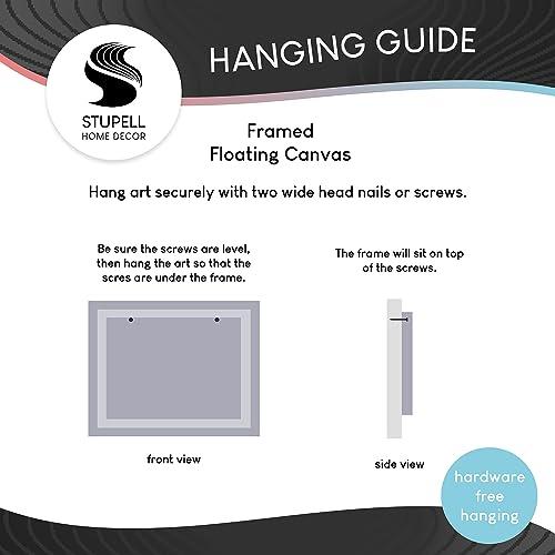 Stupell Industries Stupell Industries T-Rex in Nature Framed Floater Canvas Wall Art by Raquel Maciel