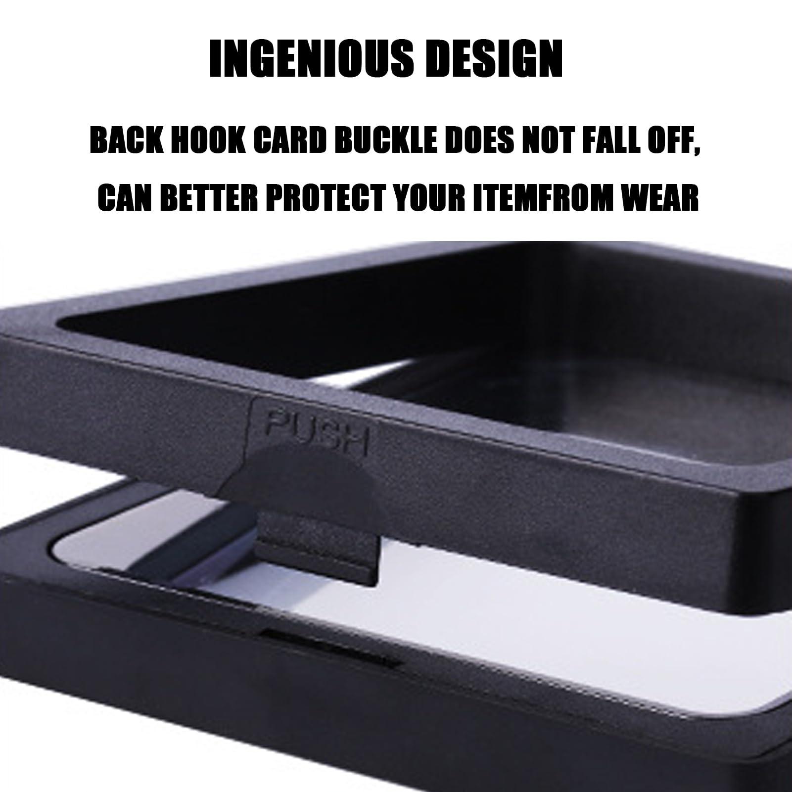 Generic Freeze Display ,12 Pack Freeze Display Case, 3D Floating Frame with Stand, Challenge Coin Display Holder, Freeze Display for Models, Cars, Coins, Medals, Souvenirs, Toys (White, 14*14cm)