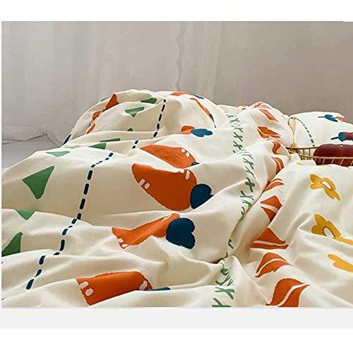 ghghnrtgefrgnhnxdf Four-Piece Single Dormitory Bed Sheet Quilt Cover Small Fresh Bedding Three-Piece Set Bedding (Size : 2.0m)