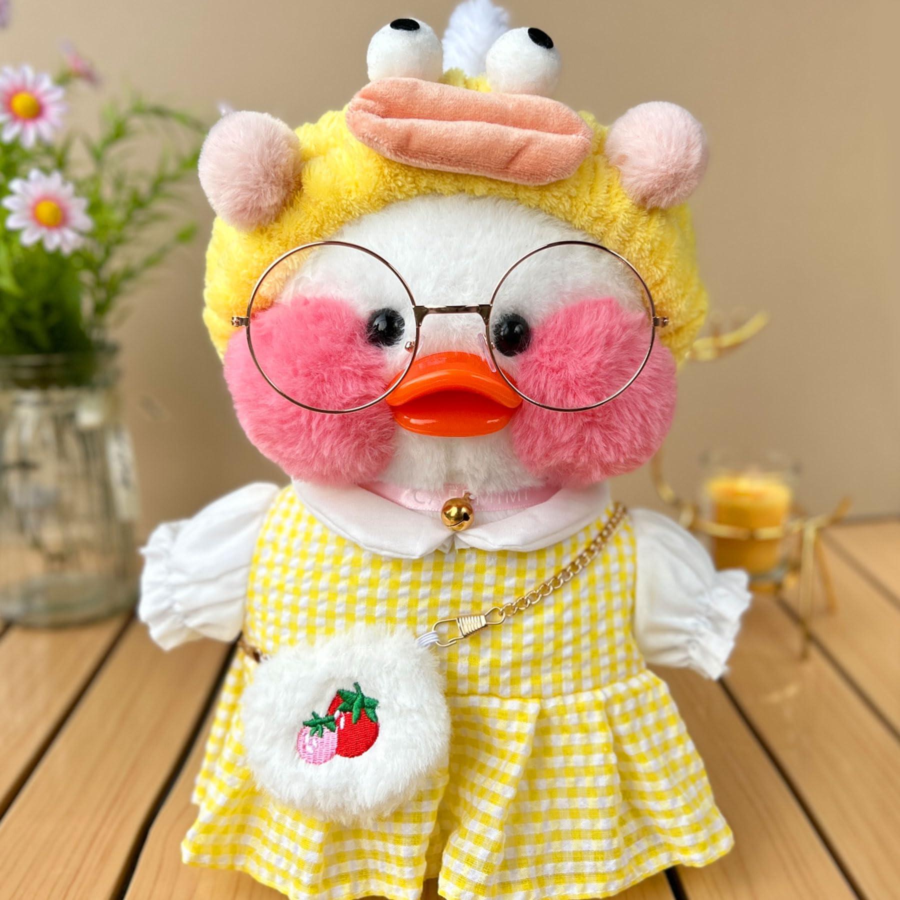 MOMIU MOMIU Duck Plush Clothes/Accessories Sets,11Pcs Duck Stuffed Animal Clothes, Fit 12 in Stufeed Animal Clothes