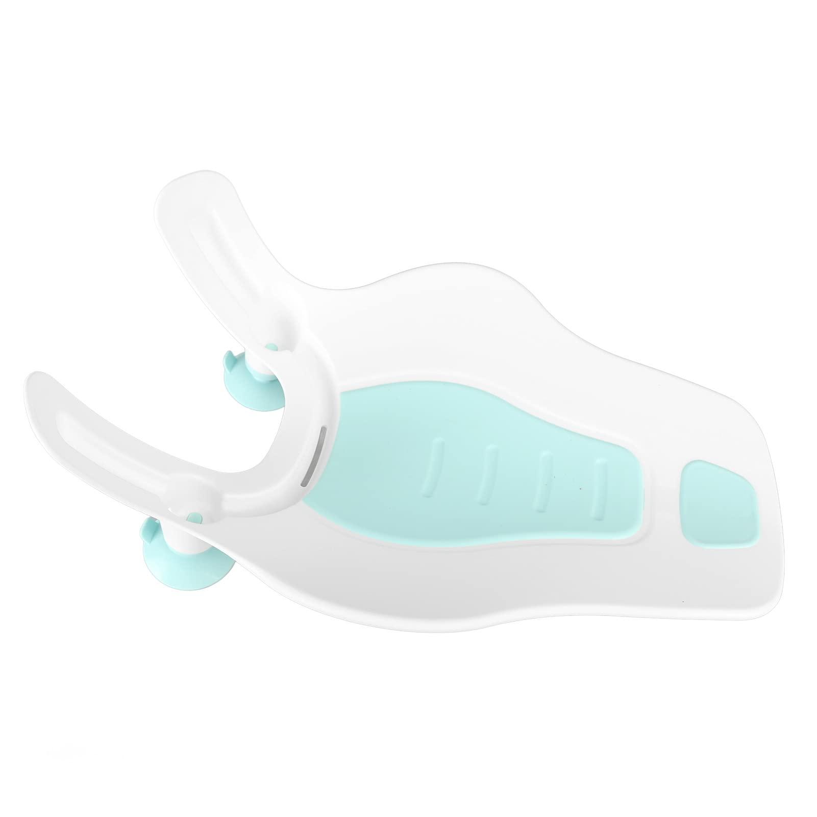 VINGVO Clean Rinse Baby Bather, Portable Spine Wash Hip Clean Rinse Bather Ergonomic Baby Bath Tub Baby Bath Support Infant Bathtub for Newborn (Mint Green)