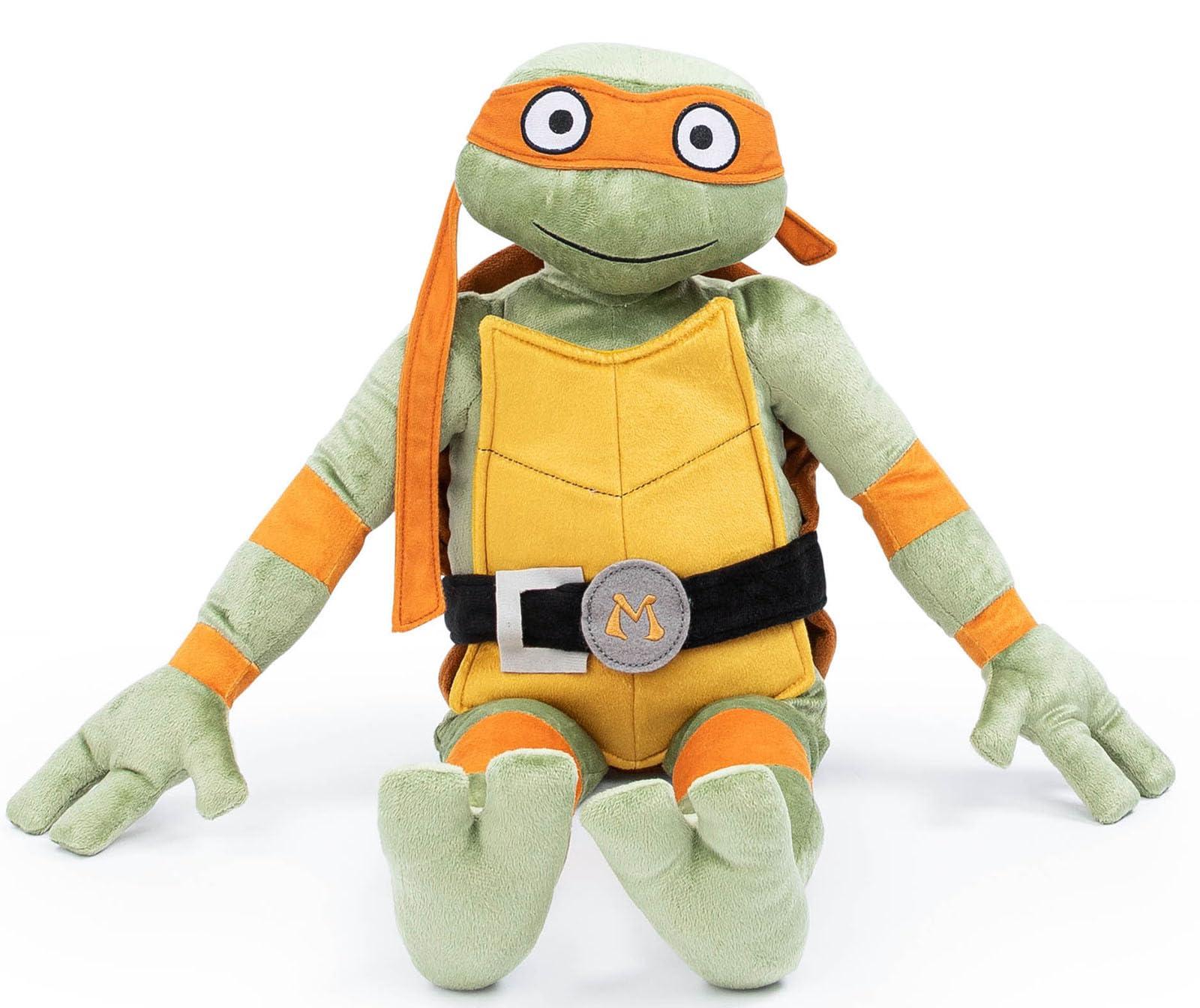 Jay Franco Jay Franco Nickelodeon Teenage Mutant Ninja Turtles Michaelangelo Plush Pillow Buddy - Super Soft Stuffed Character Pillow - Polyester Microfiber, 26 Inches