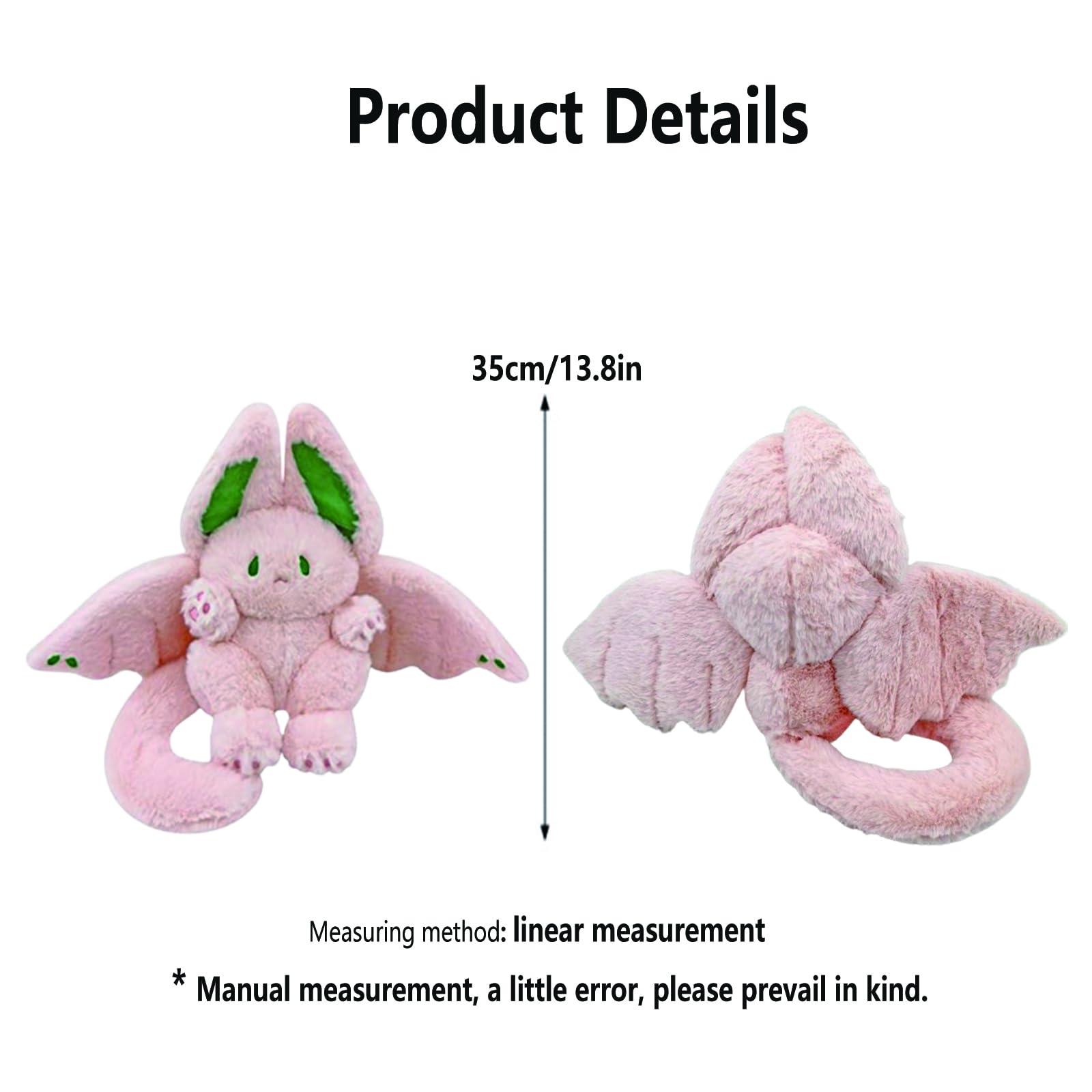 fokesty Fokesty Bat Rabbit Plush Toy, Soft Bunny Stuffed Animal with Bat Wings, Cute Plush Toy for Kids, 13.8in