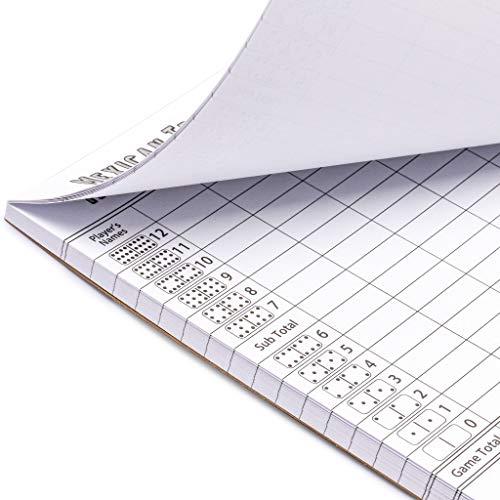 Yellow Mountain Imports Yellow Mountain Imports Mexican Train Dominoes Scorepad - 50 Sheets