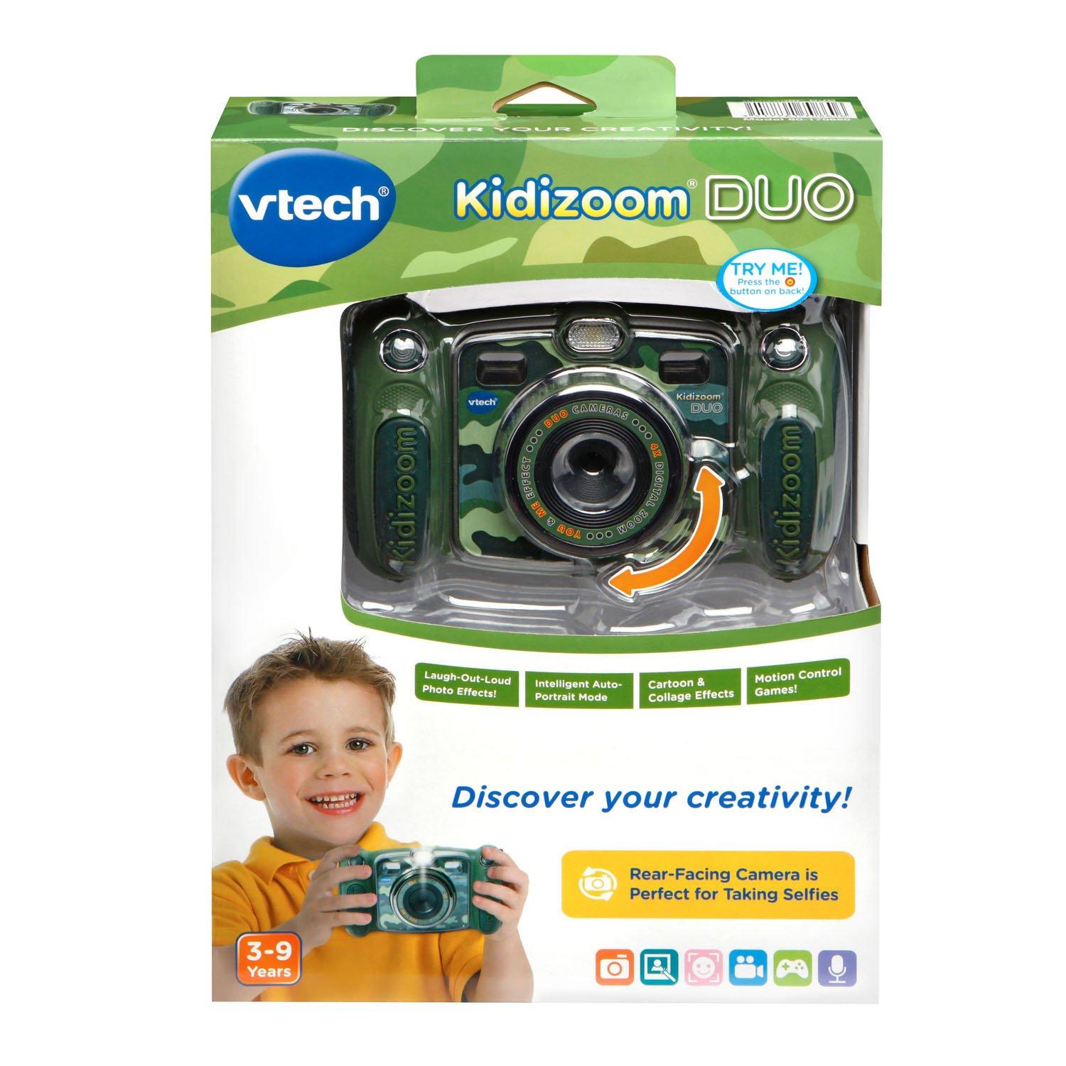 VTech VTech Kidizoom Duo Selfie Camera, Amazon Exclusive, Camouflage