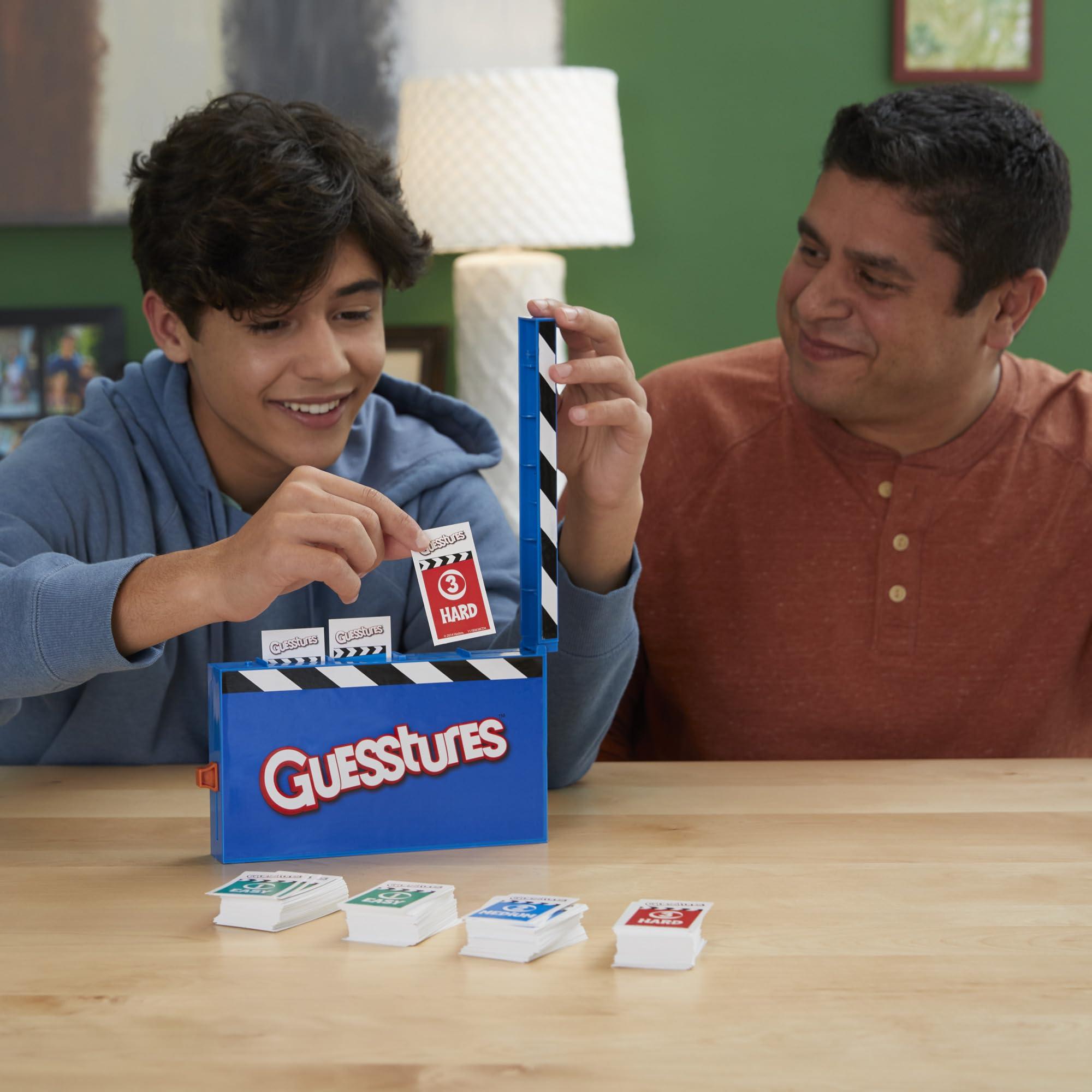 Hasbro Gaming Hasbro Gaming Guesstures Game, Charades Game for 4 or More Players, Family Party Game for Ages 8 and Up