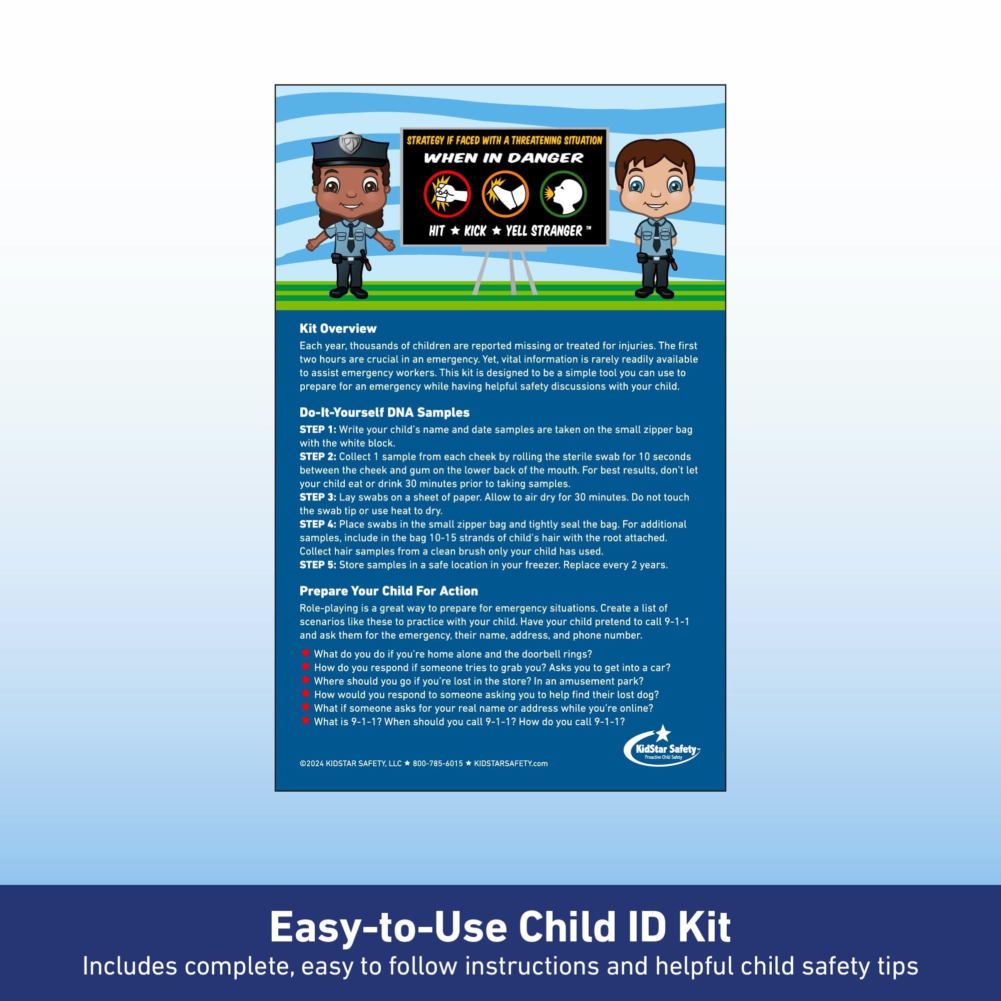 KidStar Safety KidStar Safety Who-I-Am Child ID Kits with Fingerprint & DNA Samples (5 Pack)