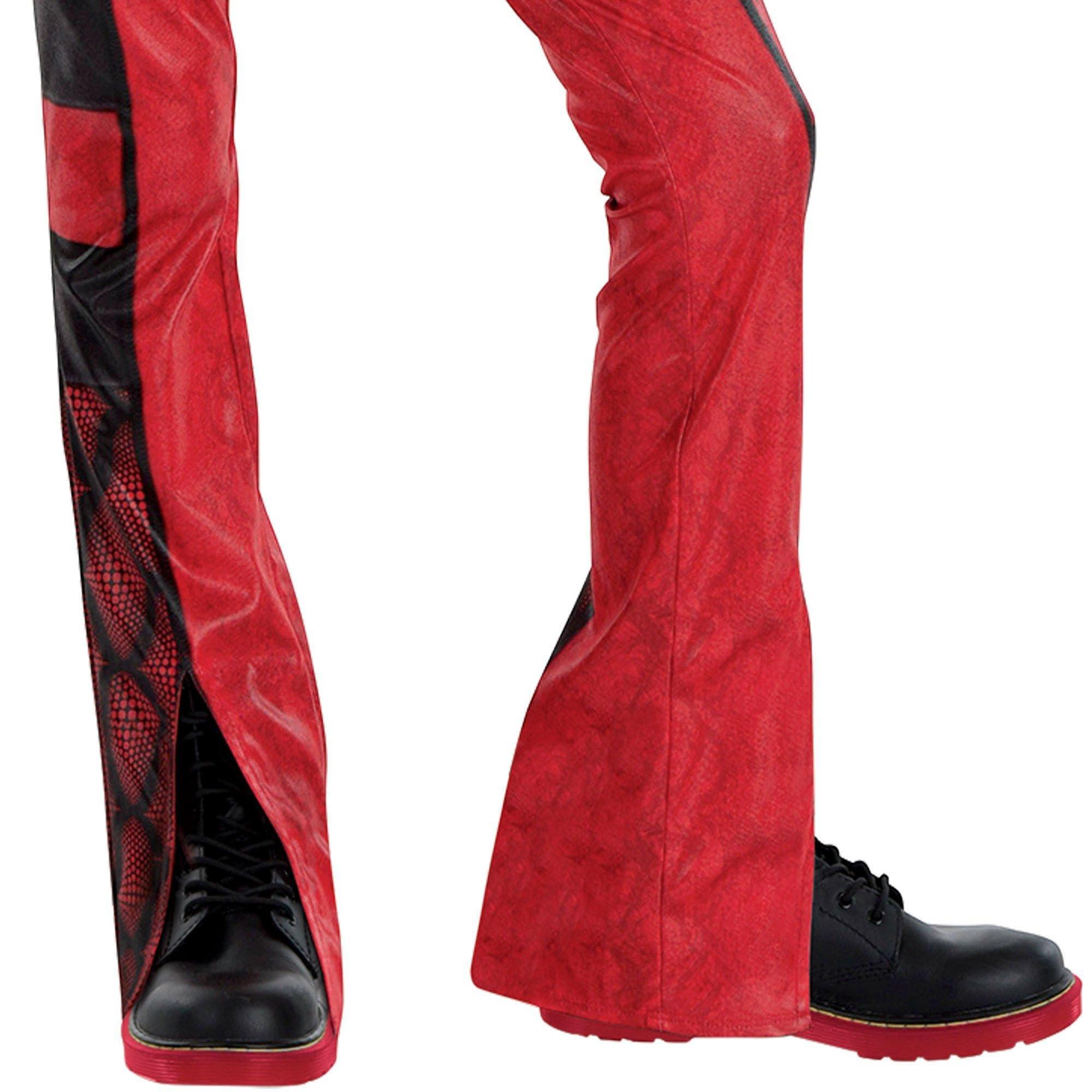 Party City Party City Red Costume for Girls - Disney Descendants 4 The Rise of Red Costume Includes Shirt with Attached Jacket, Pants, Belt, & Gloves - Costumes for Halloween, Birthday Parties, & Themed Events