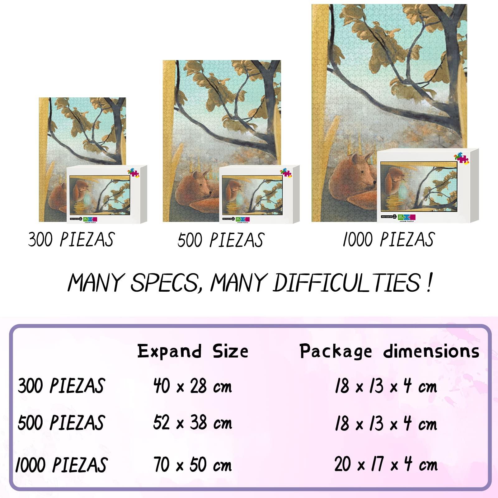 Adorable Blue Rose Sheet Music - 500 Piece Jigsaw Puzzle - A Gift Choice to Improve Hands-On Skills and Patience (Comes with Clear Pattern) for Casual Fun During Boring Holidays