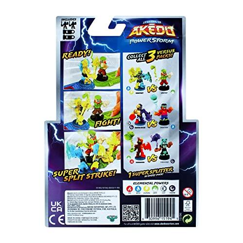 Akedo Legends of Akedo Power Storm - Versus Pack - 2 Mini Battling Warriors and 2 Battle Controllers - Shortout Versus Sandtrap