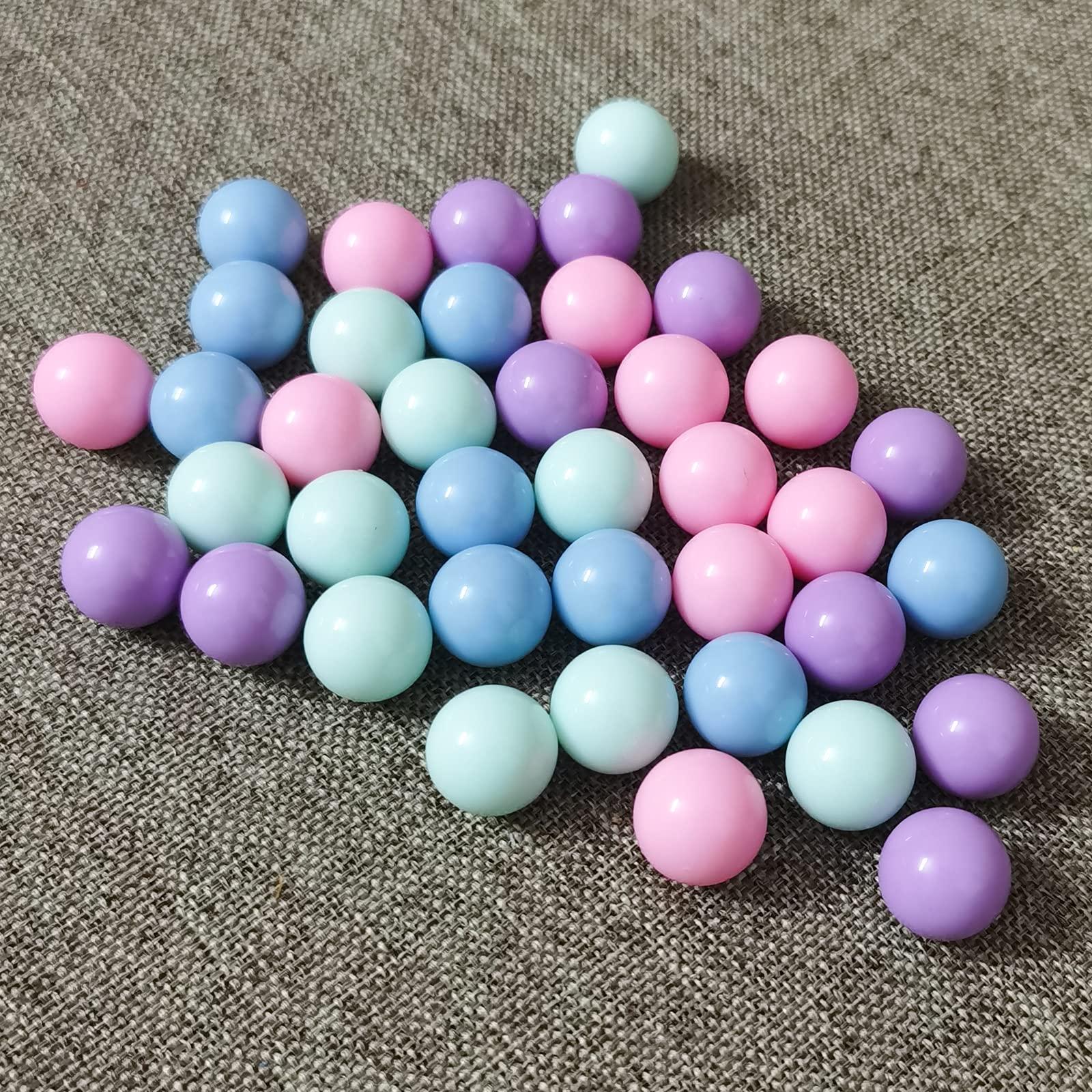 Hotusi Hotusi 80Pcs Game Replacement Marbles Balls Compatible with Hungry Hungry Hippos(4 Colors)