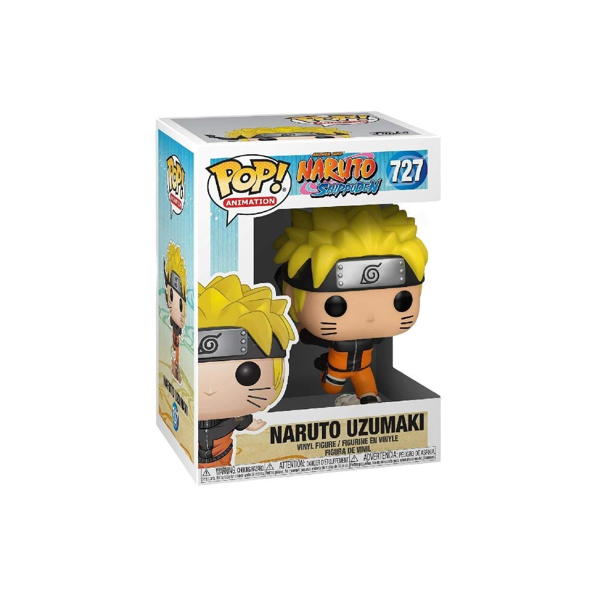POP POP Naruto Shippuden - Naruto Uzumaki (Running) Funko Vinyl Figure (Bundled with Compatible Box Protector Case), Multicolor, 3.75