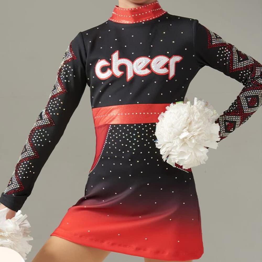 LIUHUO LIUHUO Cheerleading Uniforms Skinny Gradient Competition Girls Professional Stage Custom