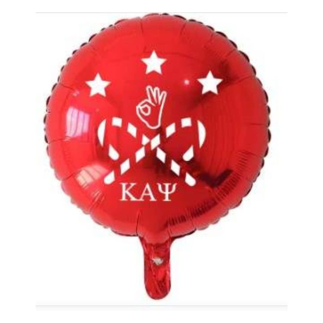 Divine Gift Accessories Kappa Alpha Psi, Nupe Mylar/Foil Balloons (10/pack), White