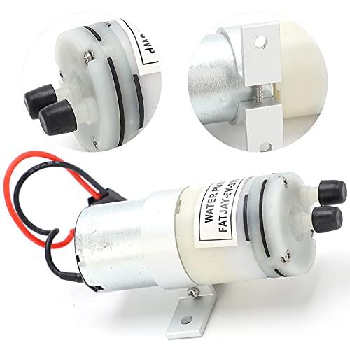 Pilipane RC Water Pump,36V 370 Water Cooling Pump,Portable Mini Water Transfer Utility Pump with Metal Connectors JR Plug with Switch for RC Boats Motor ESC