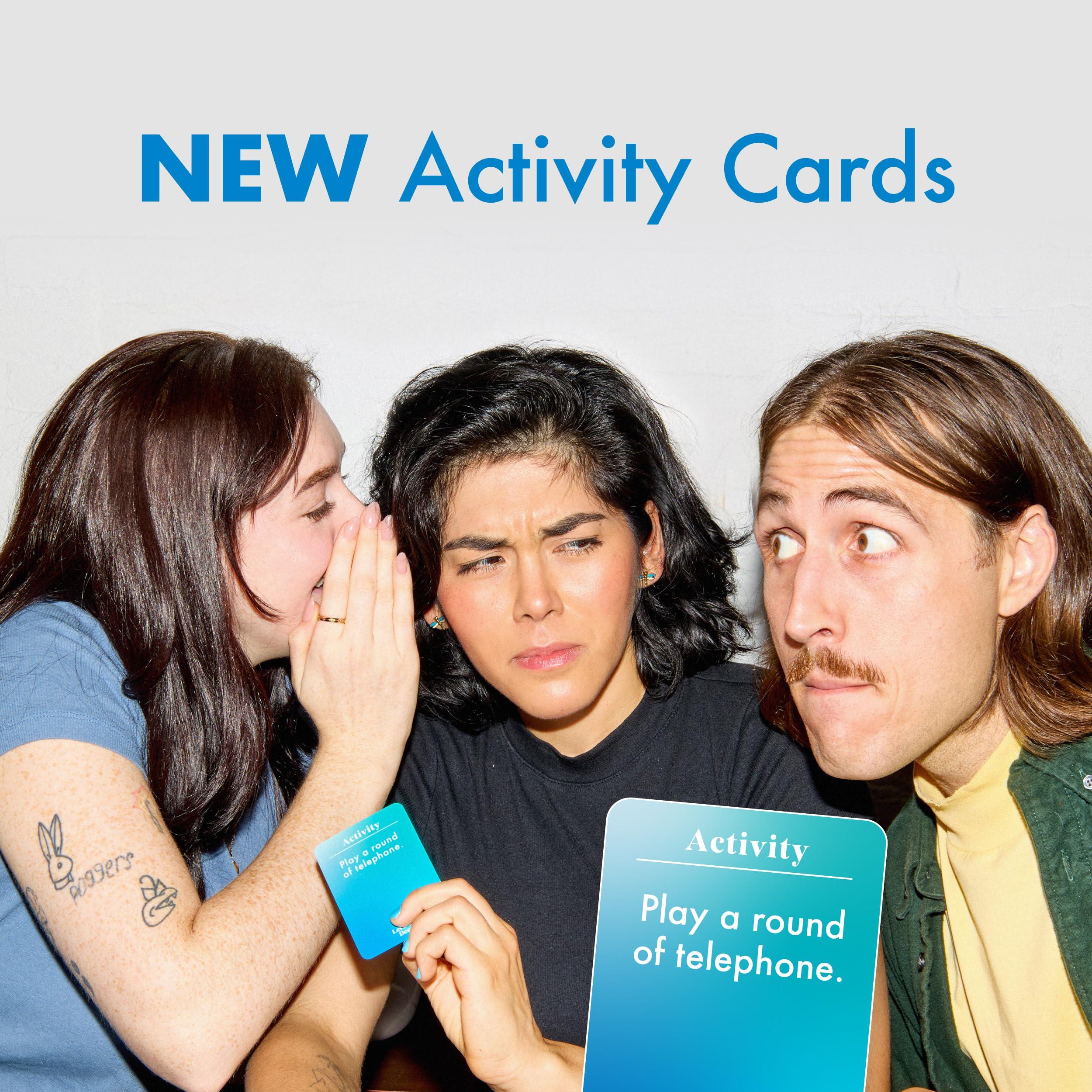 WHAT DO YOU MEME? Let\'s Get Deep: Friends Edition by Relatable, Fun Group Card Game, Easy Adult Game for Game Night, Perfect for Party Games with Friends, Includes 400 Question Cards, Three Increasingly Personal Levels