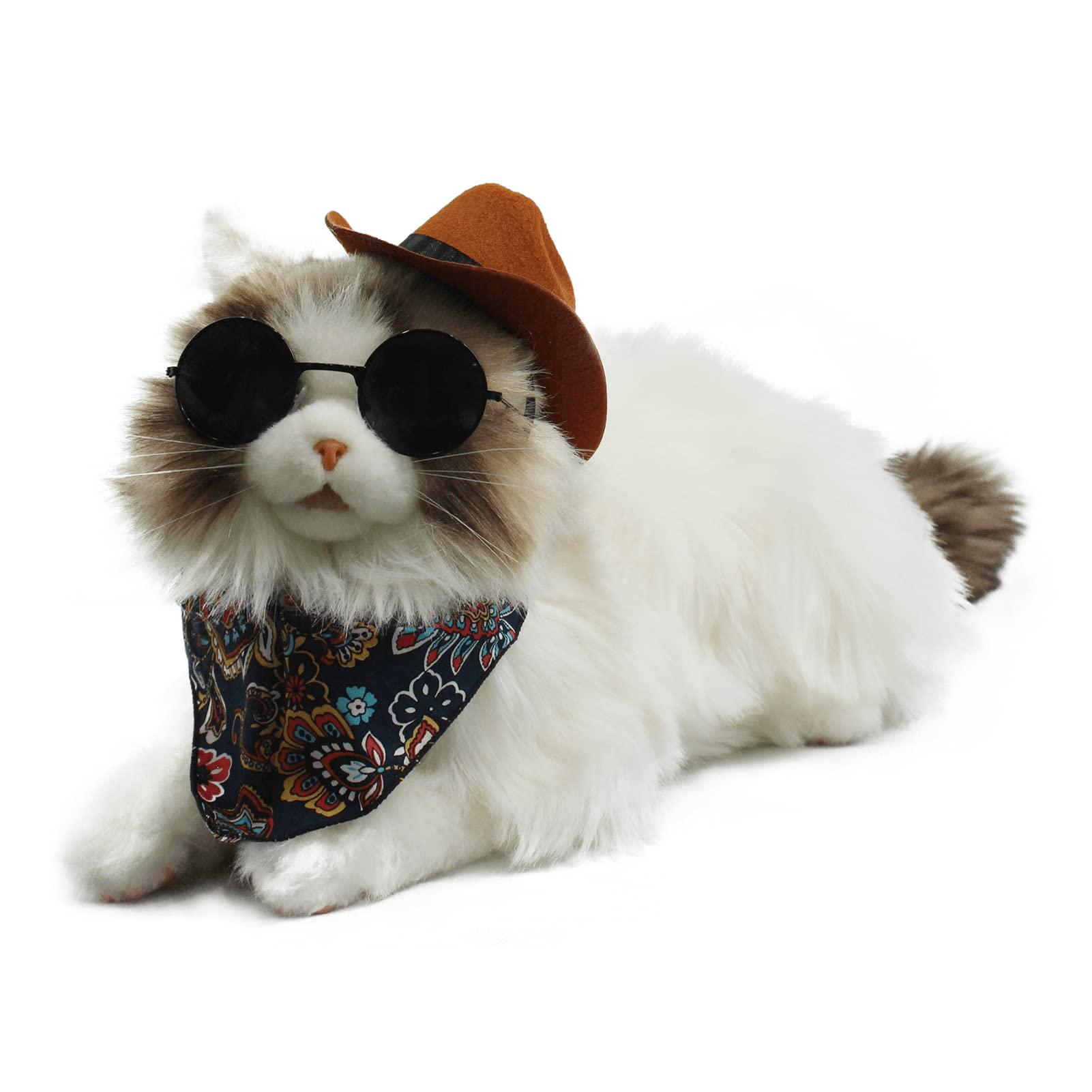 ELEPHANT ROBOTICS ELEPHANT ROBOTICS metaCat Ragdoll, Lifelike Companion Robot Cat with Voice Command & Rich Animation Interaction, The Best Gifts for Your Beloved (Type-C Charging); Stuffed Toy Cat with Cowboy Suit