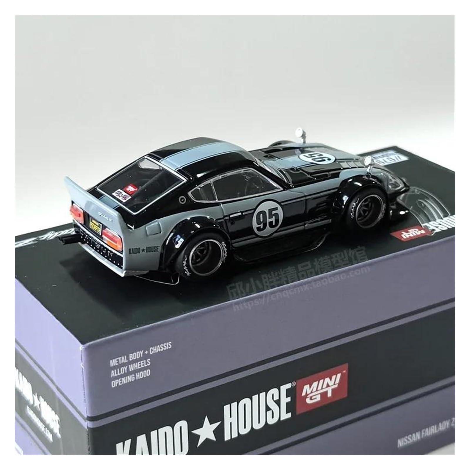 OIMOLO OIMOLO Scale Car Models for Nissan Fairlady Z 95 1:64 Open Front Cover Simulation Alloy Car Model Collectible Decoration Gift Pre-Built Model Vehicles