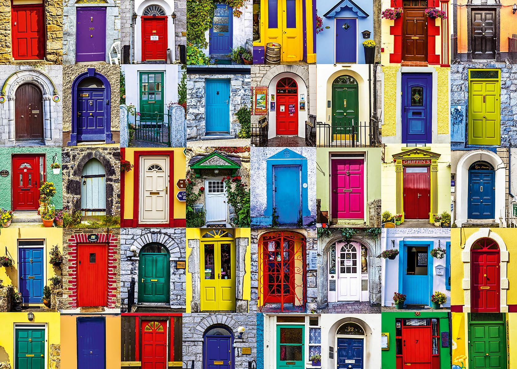 Ravensburger Ravensburger Doors of the World Puzzle - 1000 Unique Piece Jigsaw | Anti-Glare Surface | Ideal for Adults | Perfect for Game Nights | FSC Certified Materials