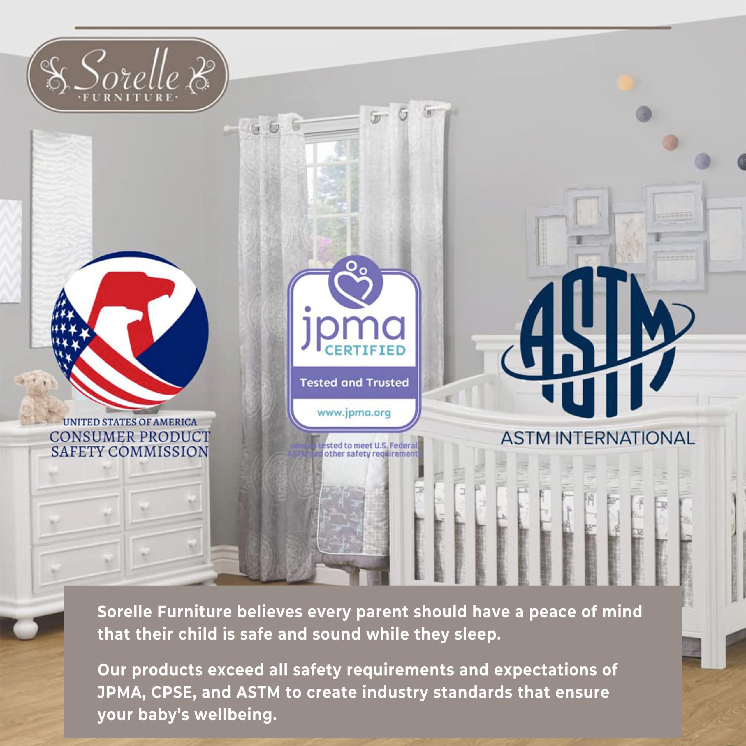 Sorelle Funiture Sorelle Furniture Toddler Rails, Sorelle Wood Bed Rail & Crib Conversion Kit, Converts Sorelle Furniture Happy and Adrian Crib to Toddler Bed, #154