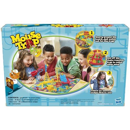 Hasbro Gaming Hasbro Gaming Mouse Trap Board Game for Kids Ages 6 and Up,Classic Kids Game