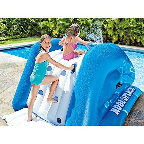 Intex New Shop INTEX Kool Splash Inflatable Swimming Pool Water Slide + Quick Fill Air Pump