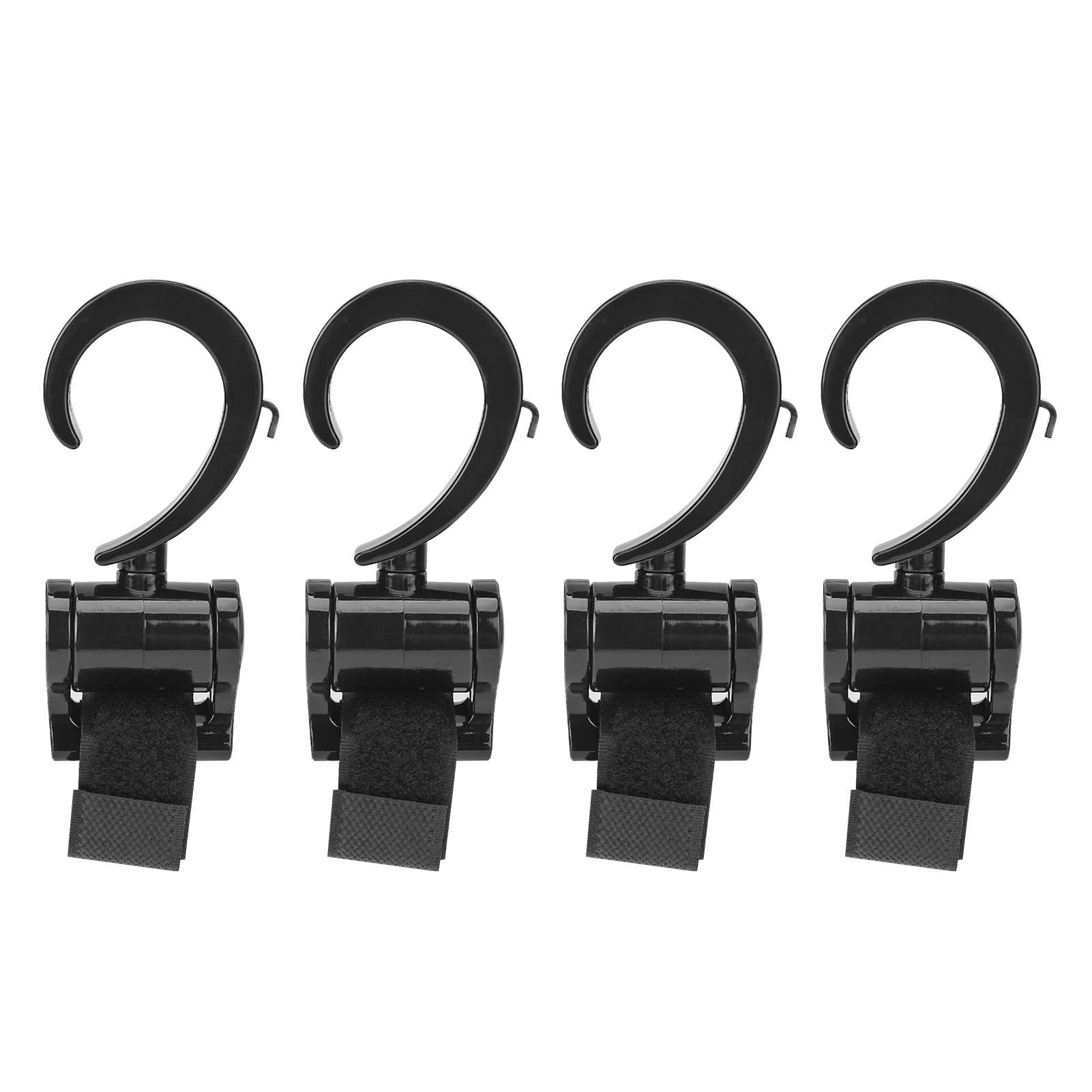 YUSHANCHENG 4pcs Baby Stroller Hooks Universal Flexible Shopping Mommy Bag Hooks Accessory for Hanging Toy