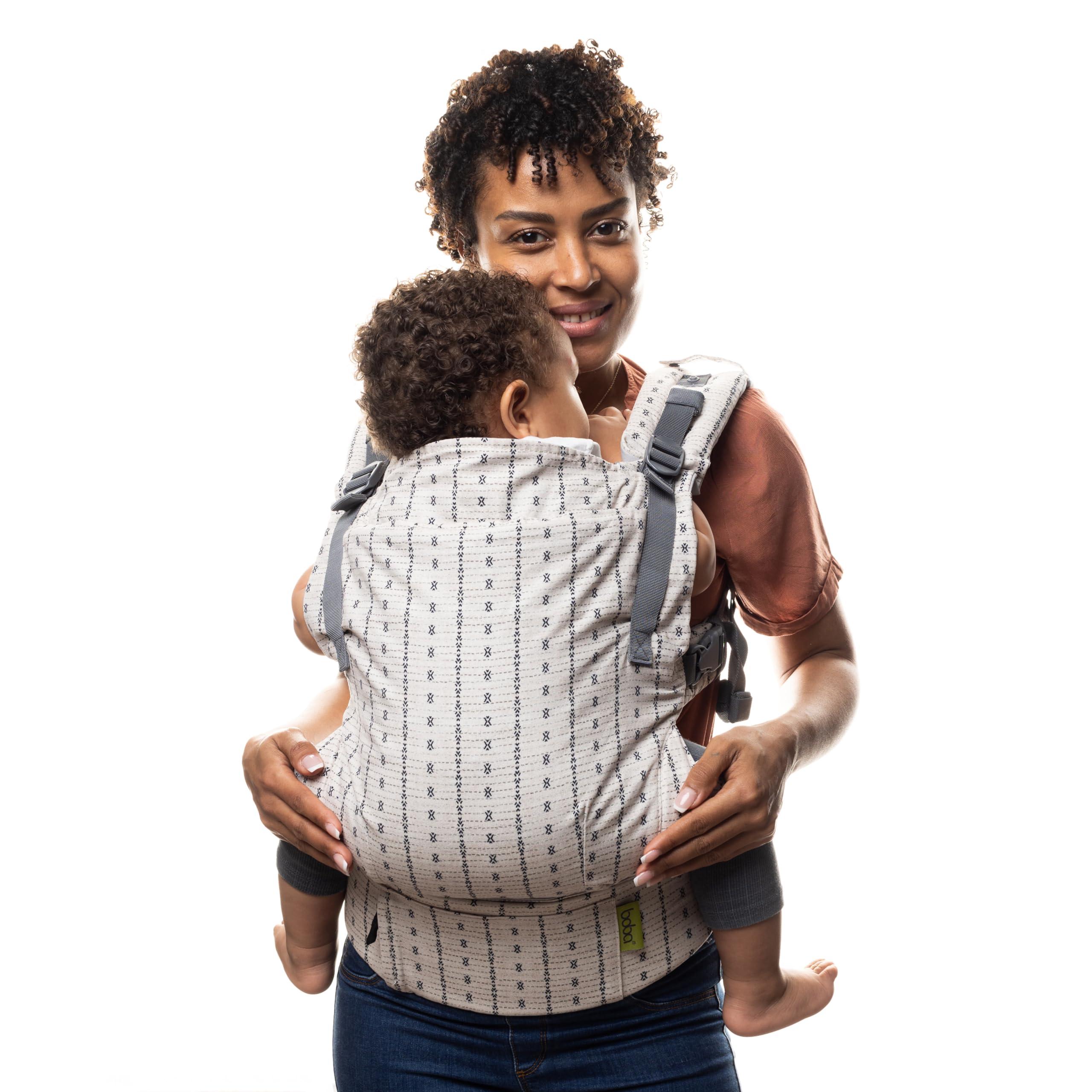 Boba Boba X Baby Carrier - Adjustable Infant Carrier for Newborn to Toddler, Front and Backpack Babywearing 7 to 45 lbs, Ergonomic Baby Carrier with Crossable Straps and Padded Shoulders (Yucca)