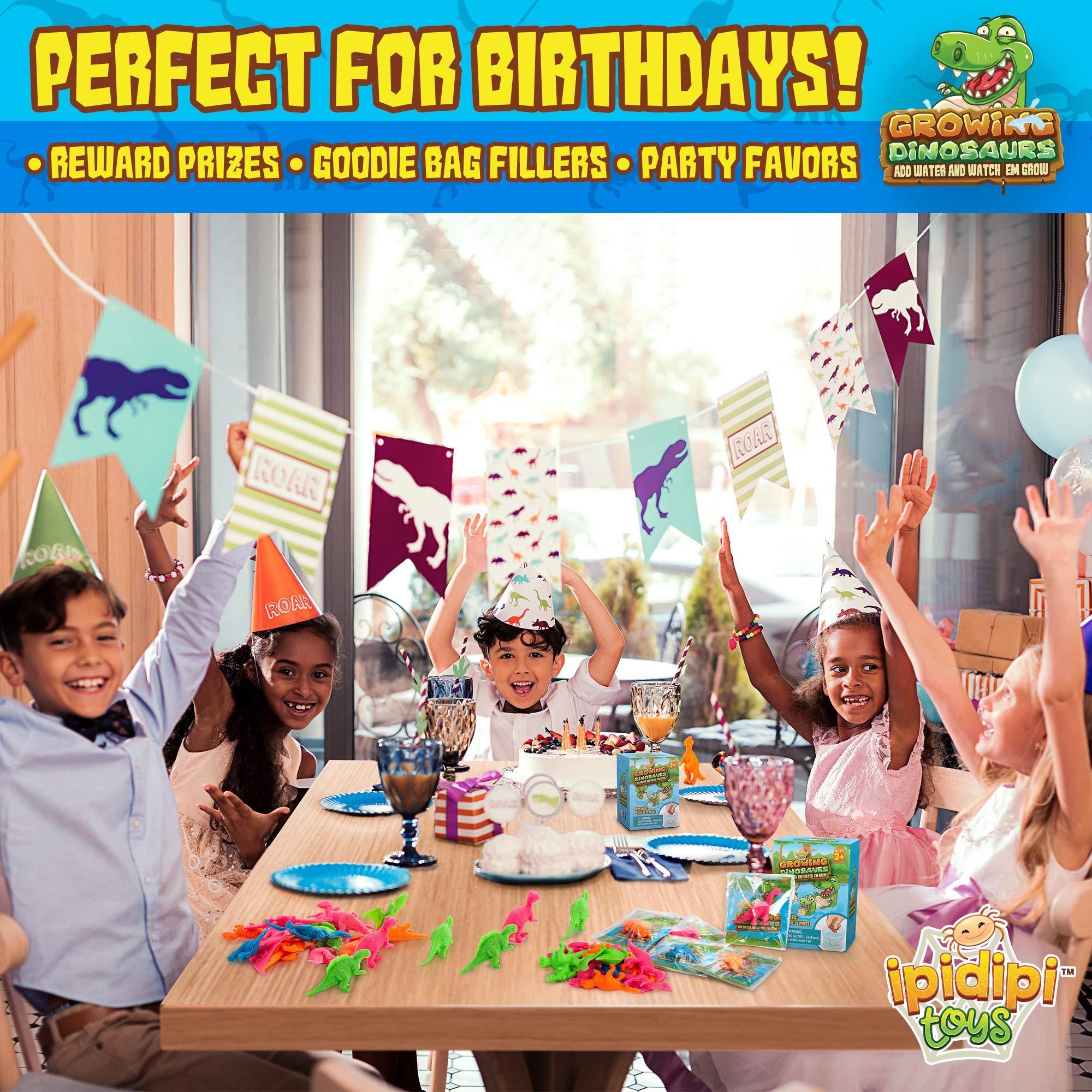 IPIDIPI TOYS IPIDIPI TOYS Water Growing Dinosaurs - 32 Pack & 25 Pack - Expandable Animals Stocking Stuffers for Kids, Party Favors - Great Gift for Boys and Girls, Goodie Bag Fillers for Kids 3 4 5 6 7