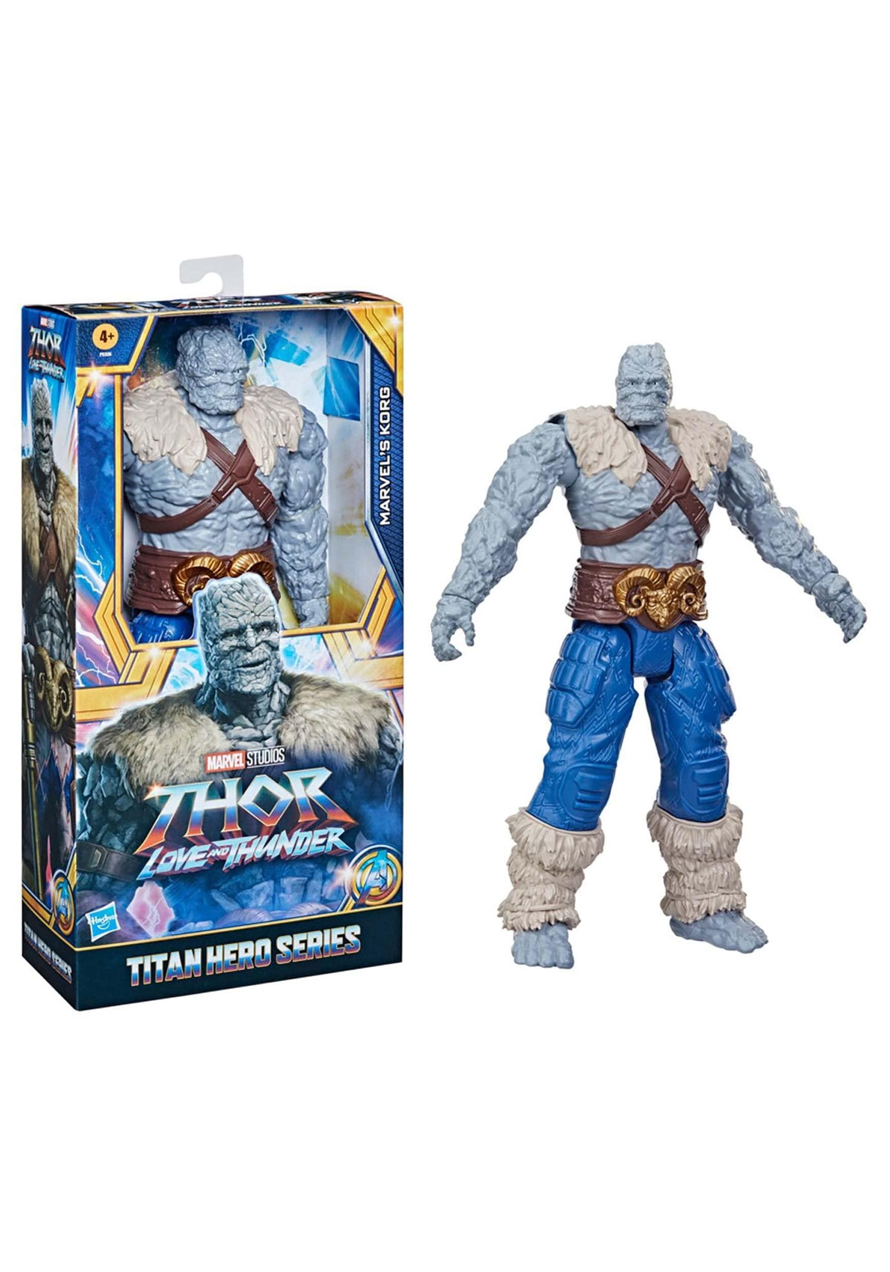 Marvel Marvel Avengers Titan Hero Series Korg Toy, 12-Inch-Scale Thor: Love and Thunder Action Figure, Toys for Kids Ages 4 and Up