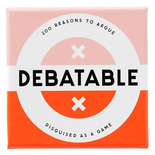 Brass Monkey Brass Monkey Debatable Game Set | 200 Two-Sided Game Cards for Things to Argue About | Social Game | Great Gift for Adults
