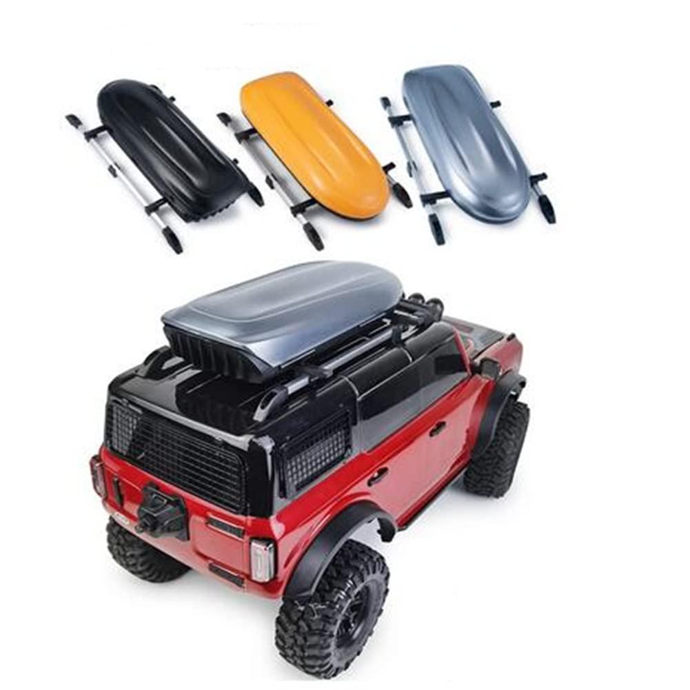 RC-Hub RC-Hub Plastic Roof Trunk Luggage Rack Box for 1/10 TRX-4 TRX-6 RC Crawler Car (Black)