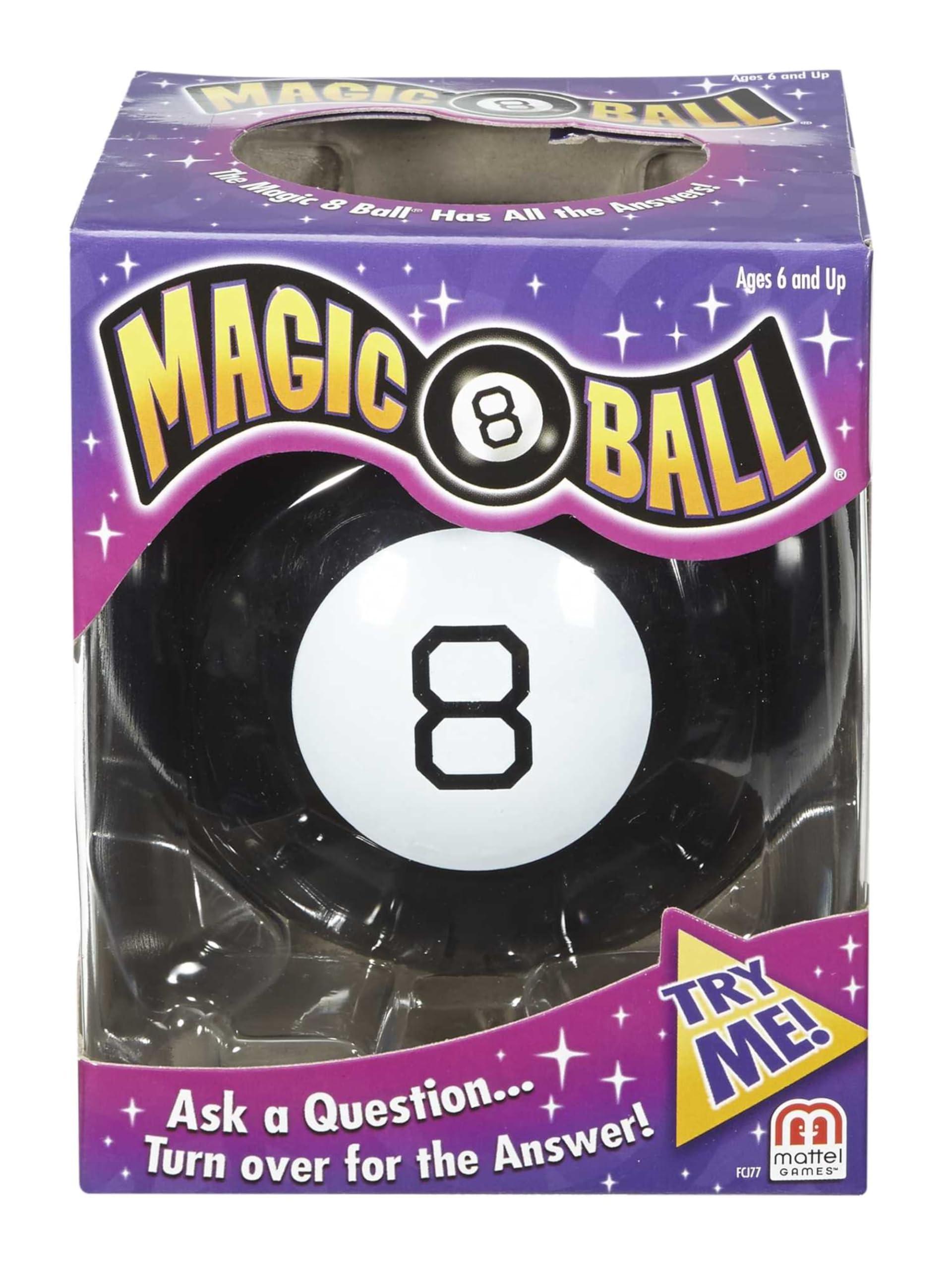 Mattel Games Mattel Games Magic 8 Ball Kids Toy, Novelty Fortune Teller, Ask A Question & Turn Over for Answer