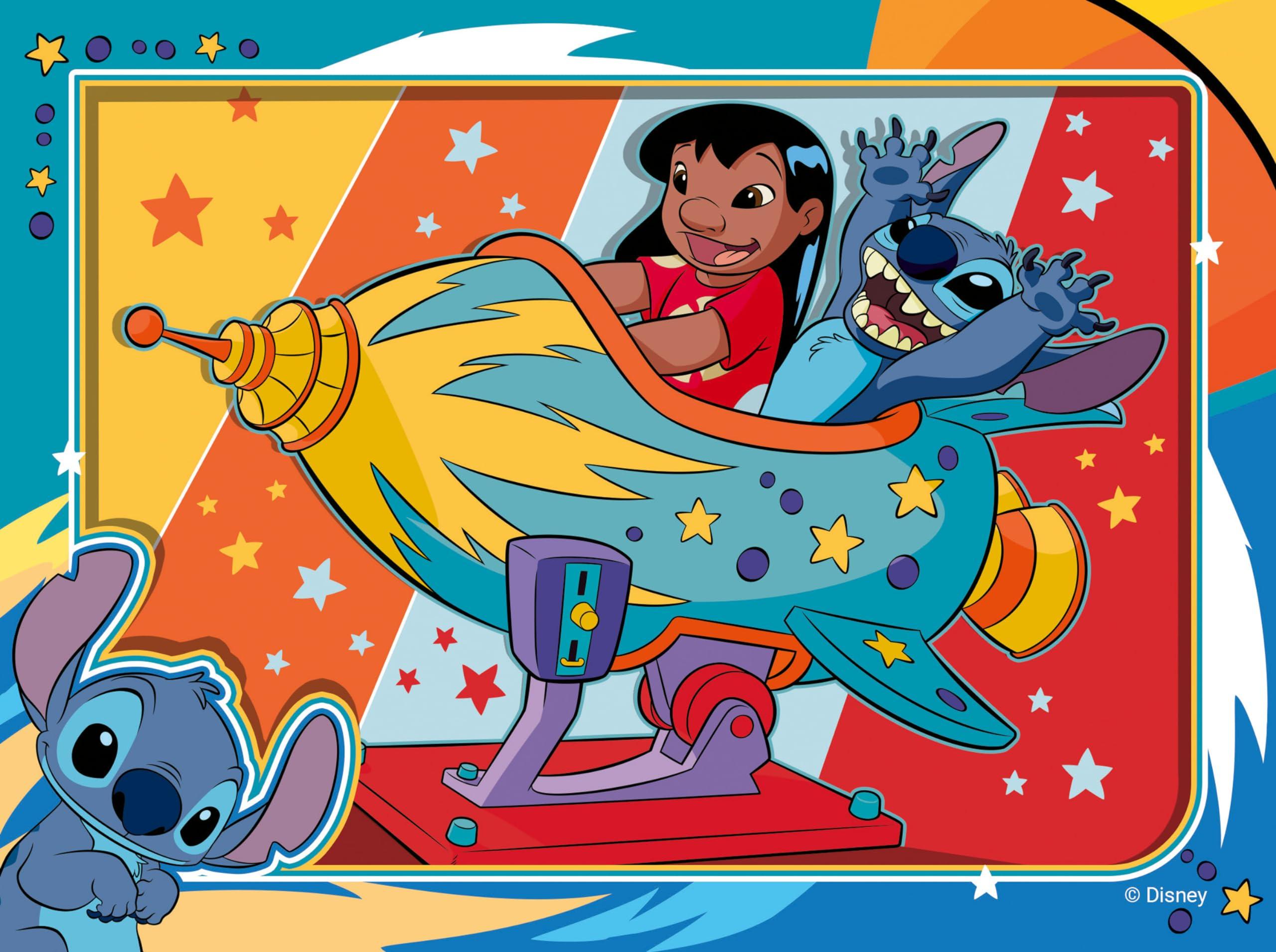 Ravensburger Ravensburger Disney Stitch Jigsaw Puzzles 4 in a Box (12, 16, 20, 24 Pieces)