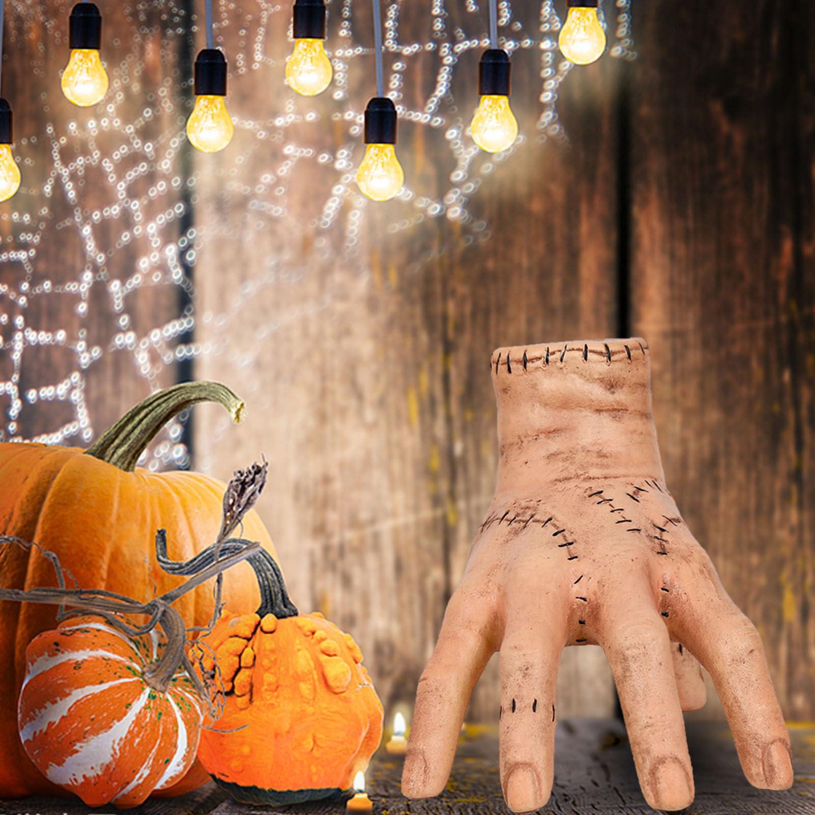 Dumwick Addams Family Fakething Hand Toys,2024 The Thing from Addams,Scary Prosthetic Props for Decorations,Birthday Supplies,Accessories for Halloween Xmas (A-1PC)